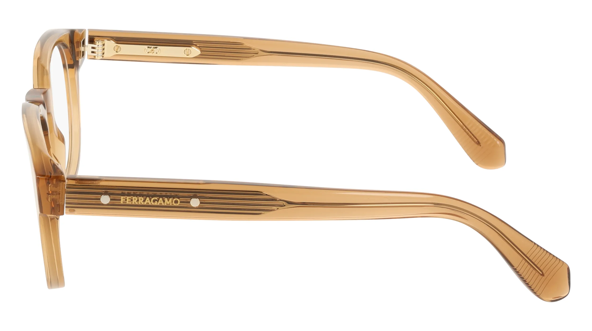 Ferragamo SF3083 261 Montature da vista Acetato Marrone Geometrica Normale - immagine 3