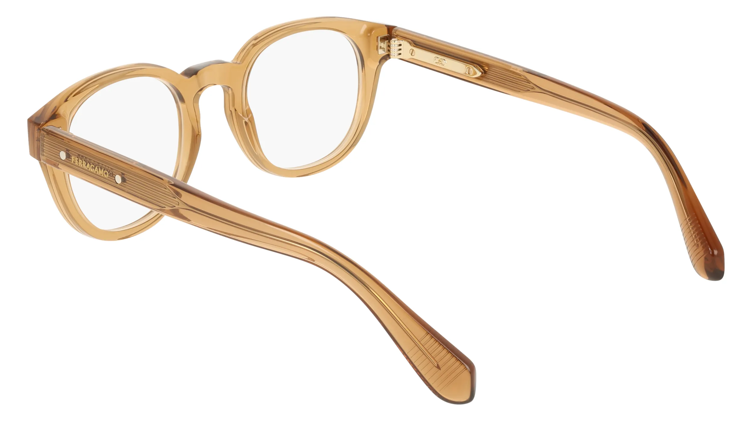 Ferragamo SF3083 261 Montature da vista Acetato Marrone Geometrica Normale - immagine 4