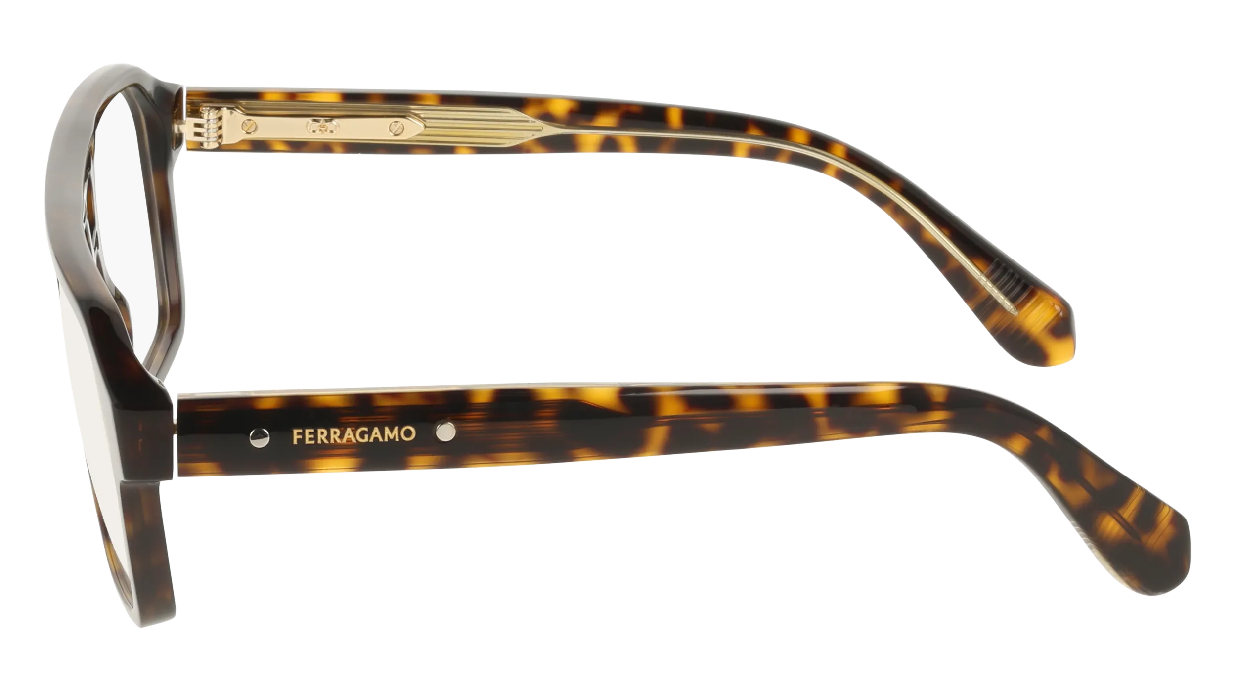 Ferragamo SF3085 242 Montature da vista Acetato Havana Squadrata Normale - immagine 3