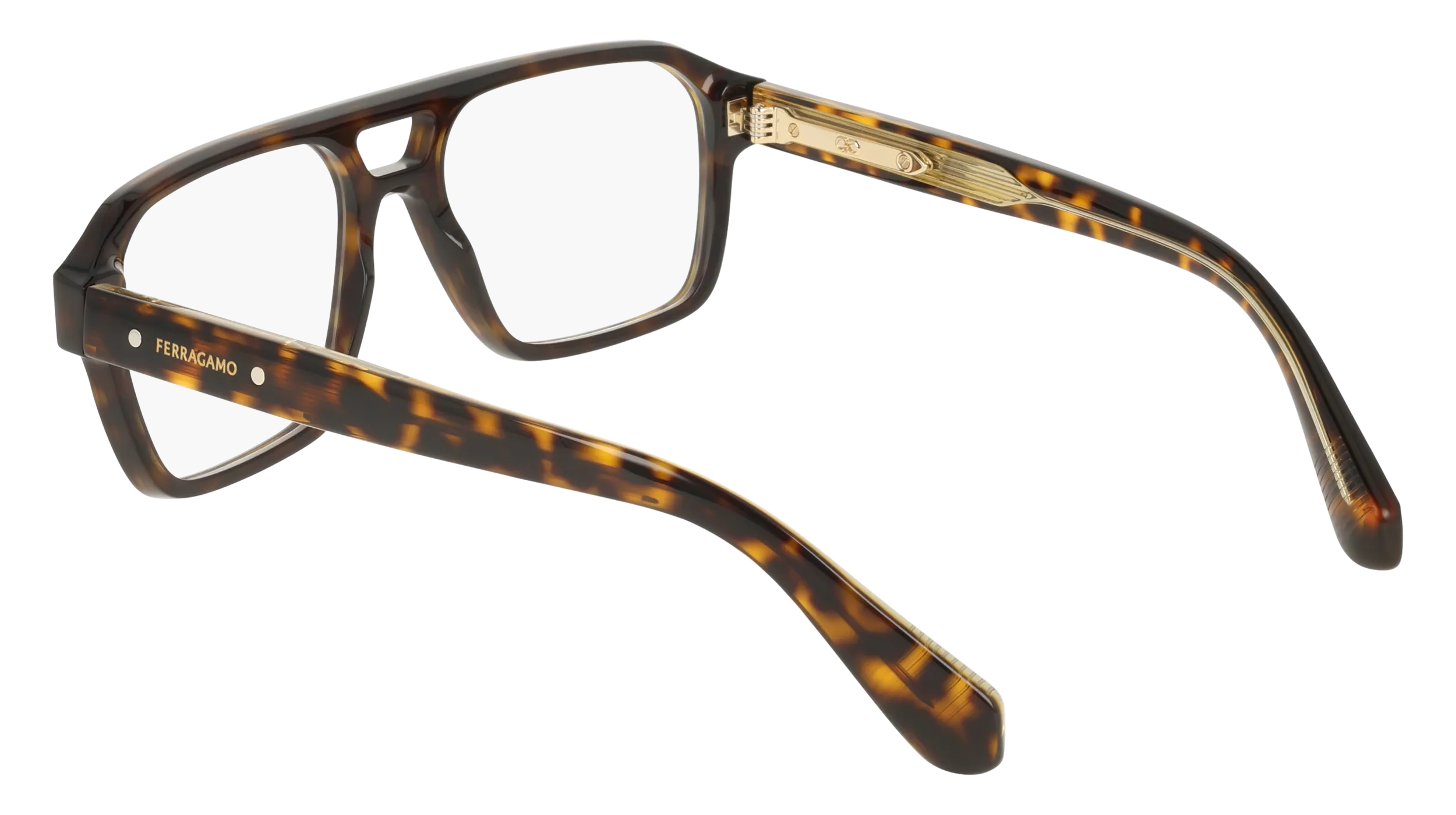 Ferragamo SF3085 242 Montature da vista Acetato Havana Squadrata Normale - immagine 4