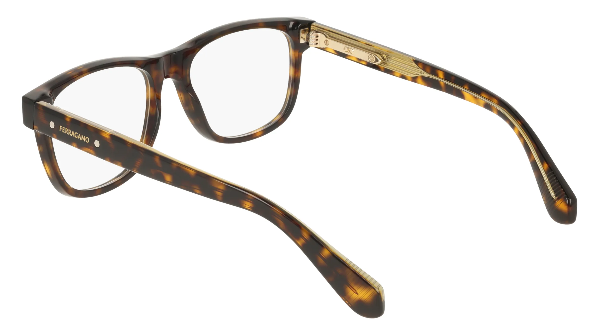 Ferragamo SF3084 242 Montature da vista Acetato Havana Squadrata Normale - immagine 4