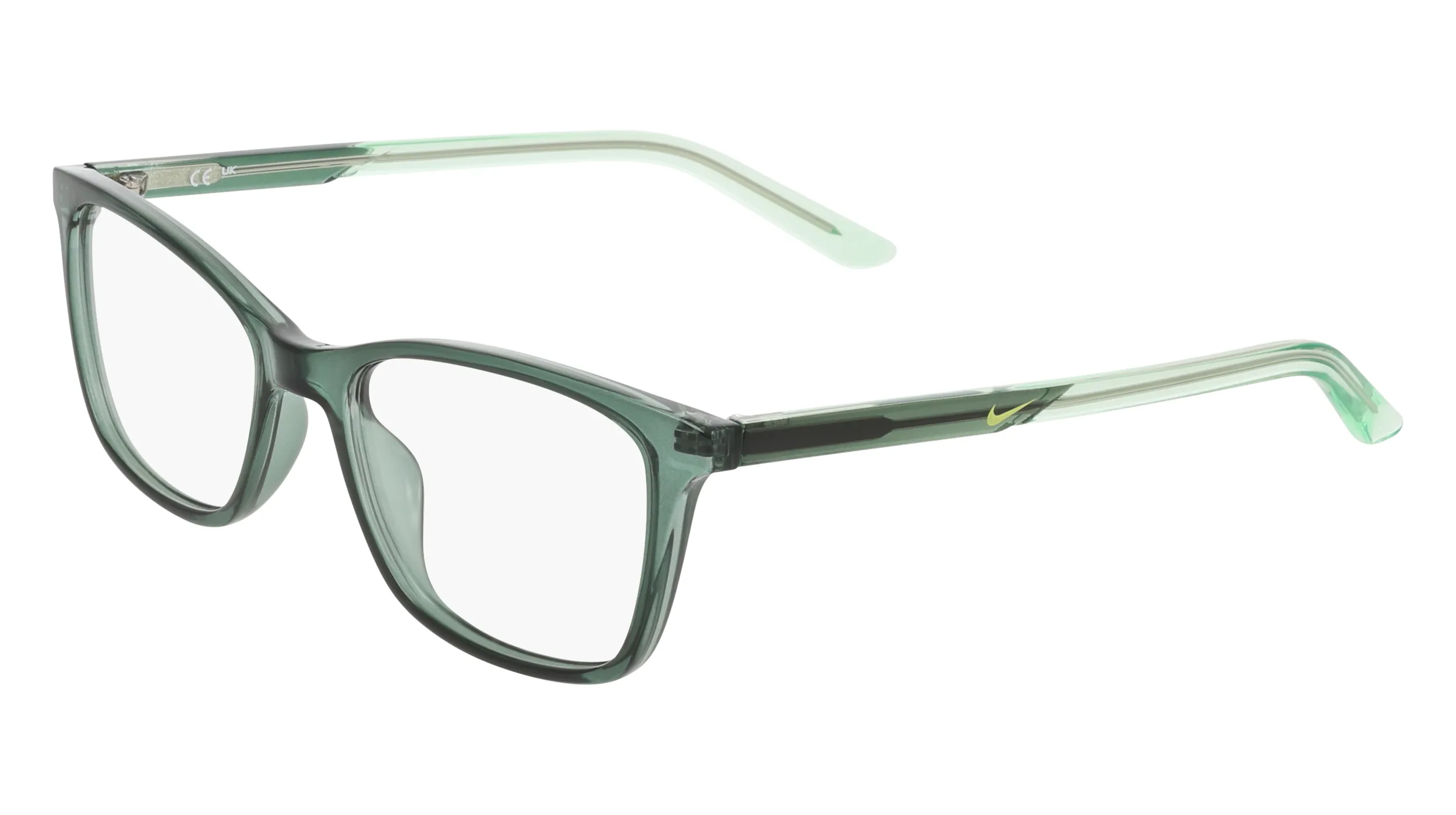 Nike NIKE 7133 301 Montature da vista Bio-iniettato Verde Squadrata Normale - immagine 1