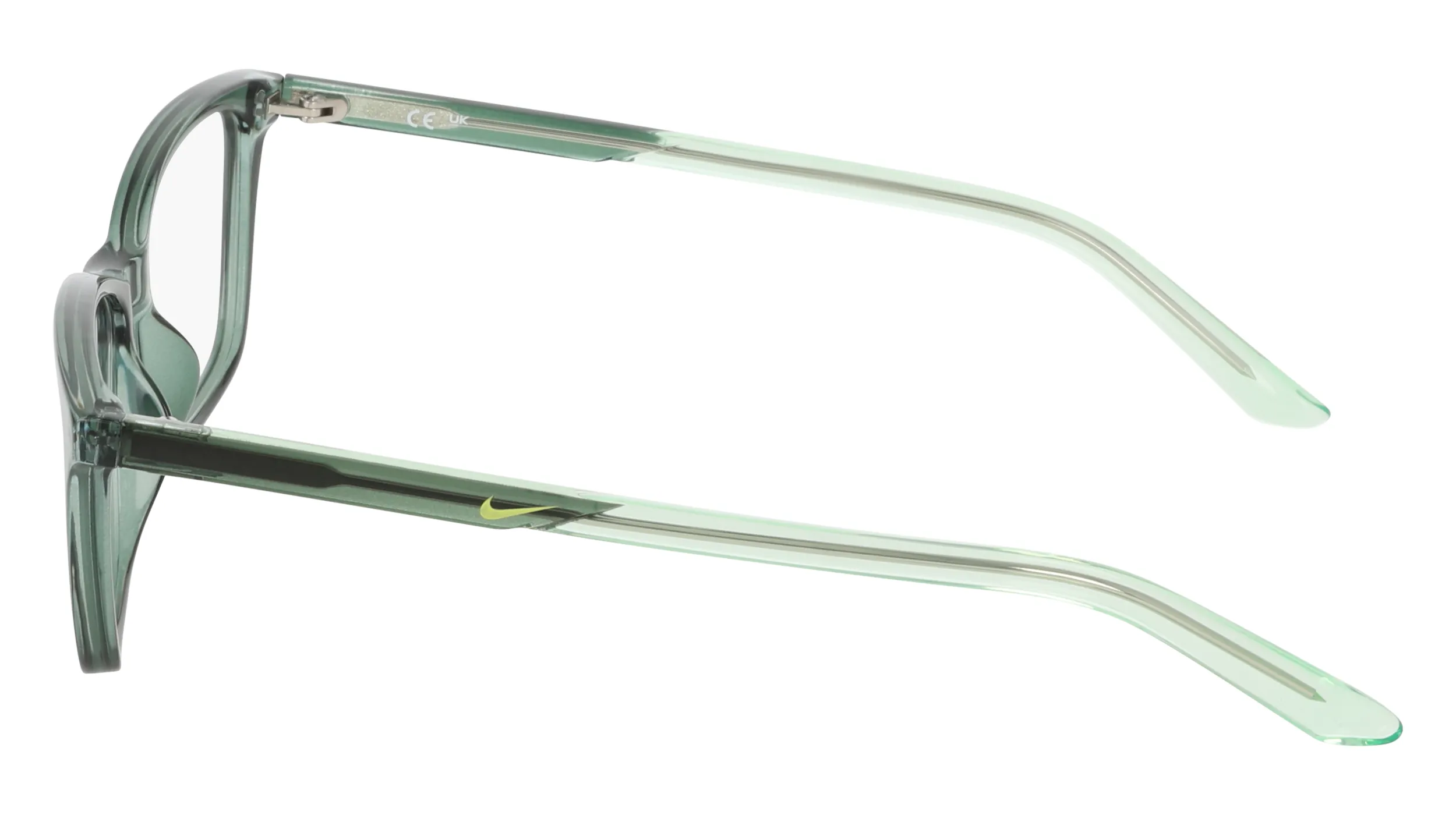 Nike NIKE 7133 301 Montature da vista Bio-iniettato Verde Squadrata Normale - immagine 3