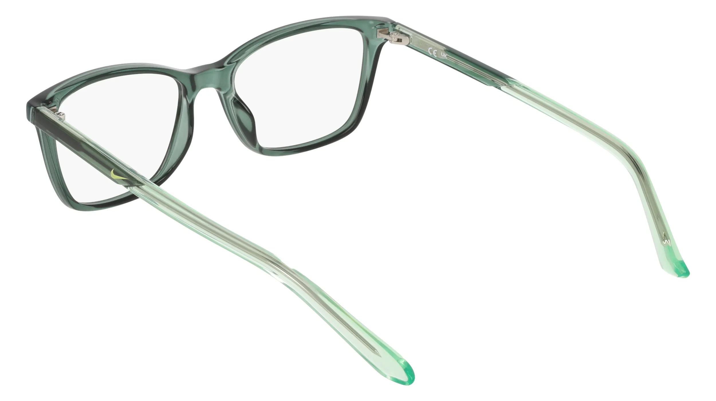 Nike NIKE 7133 301 Montature da vista Bio-iniettato Verde Squadrata Normale - immagine 4
