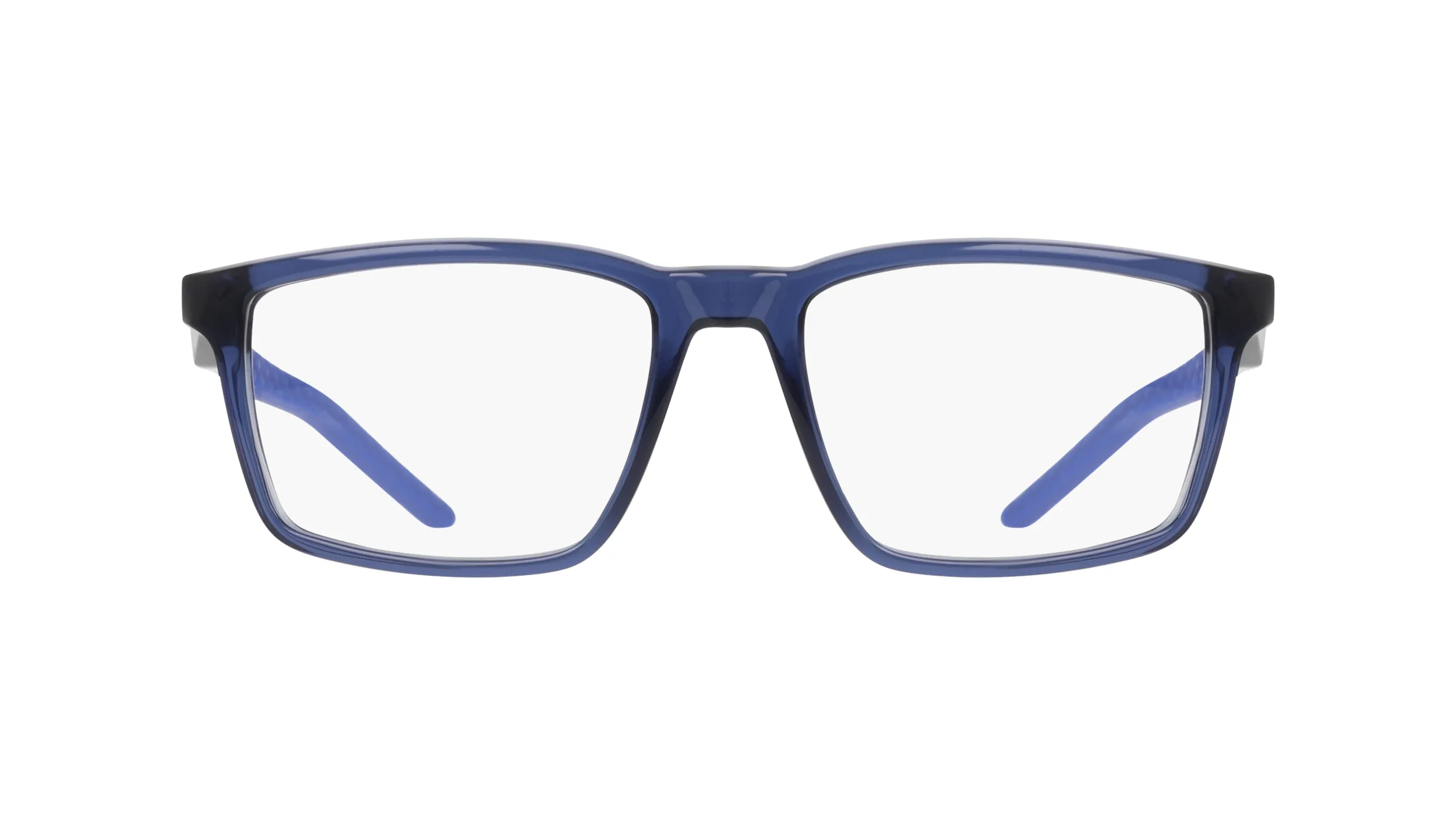 Nike NIKE 7295 410 Montature da vista Bio-iniettato Blu Squadrata Normale - immagine 2
