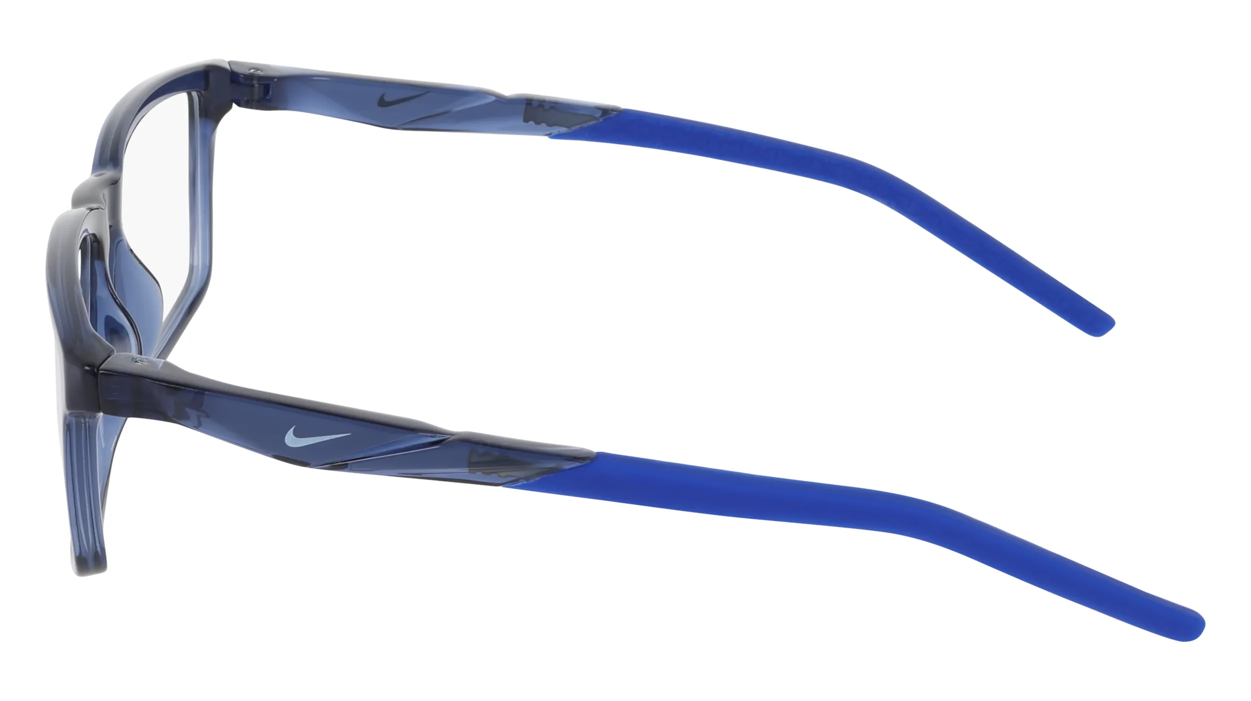 Nike NIKE 7295 410 Montature da vista Bio-iniettato Blu Squadrata Normale - immagine 3