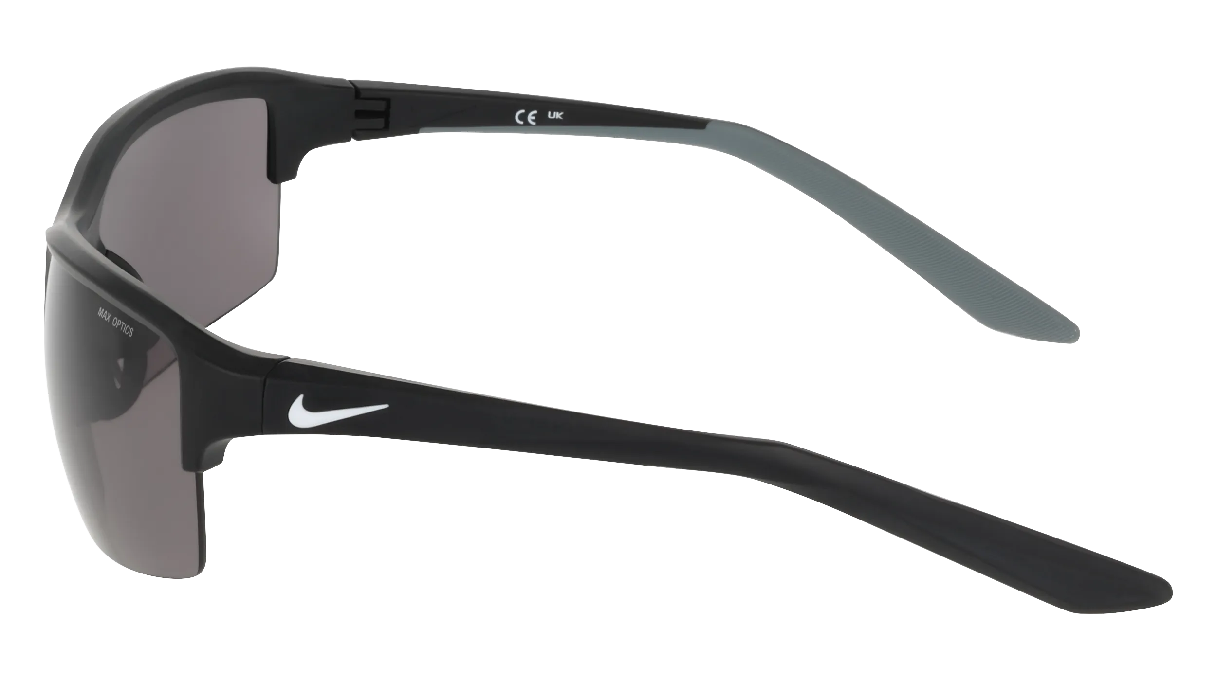 Nike NIKE RABID EDGE IZ5859X 010 Occhiali da sole Bio-iniettato Nero Grigio Squadrata Normale - immagine 3