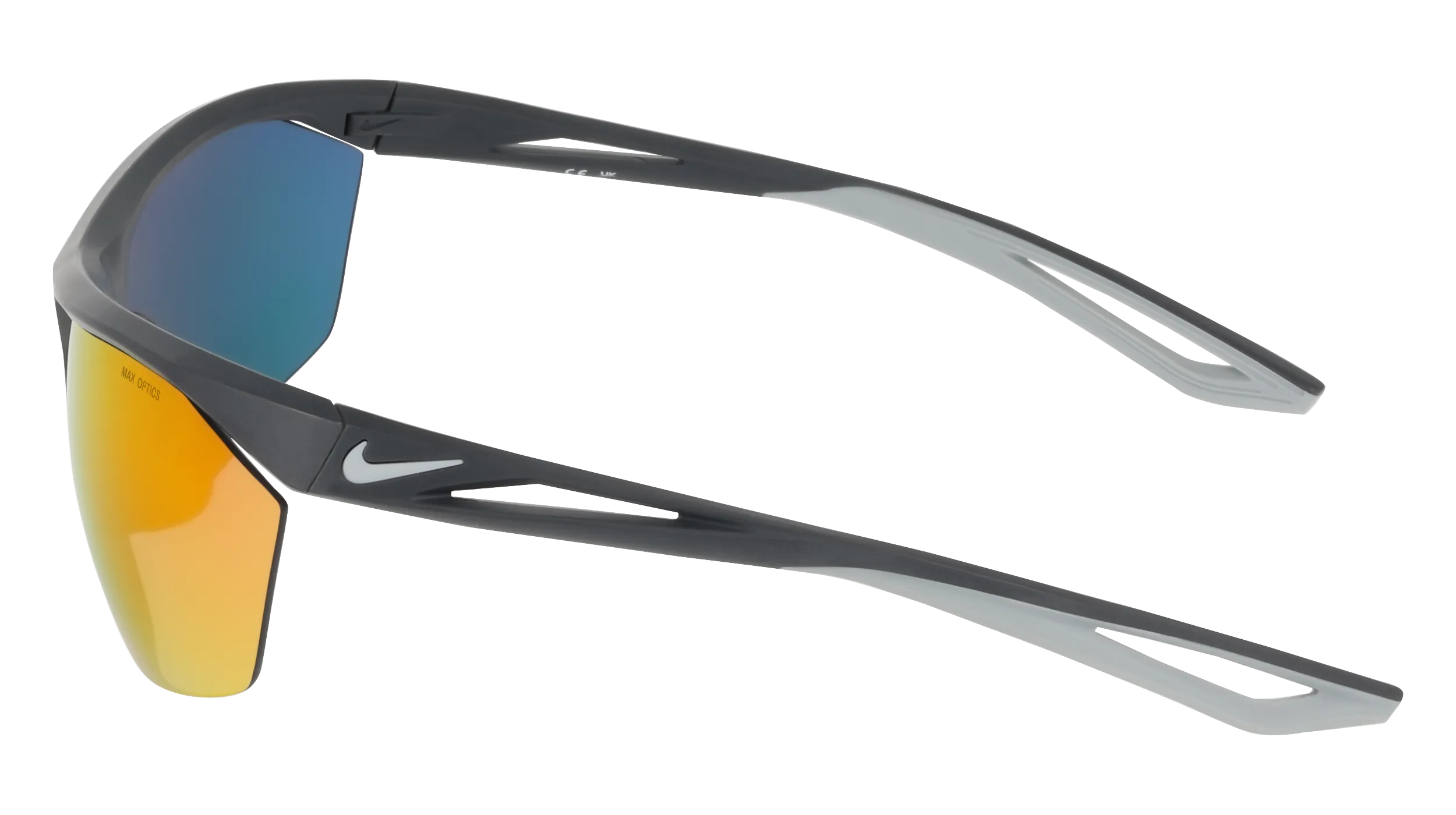 Nike NIKE TAILWIND HEAT S IZ5862X 060 Occhiali da sole Bio-iniettato Grigio Grigio Squadrata Normale - immagine 3
