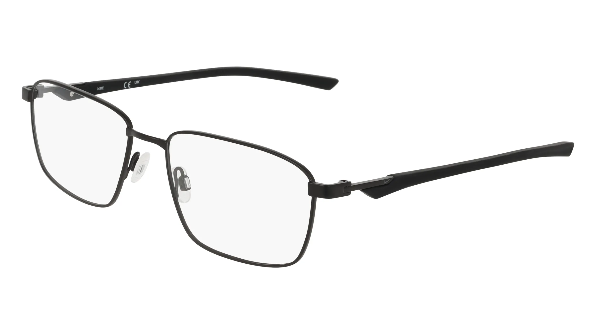 Nike NIKE 4322 001 Montature da vista Metallo Nero Squadrata Normale - immagine 1