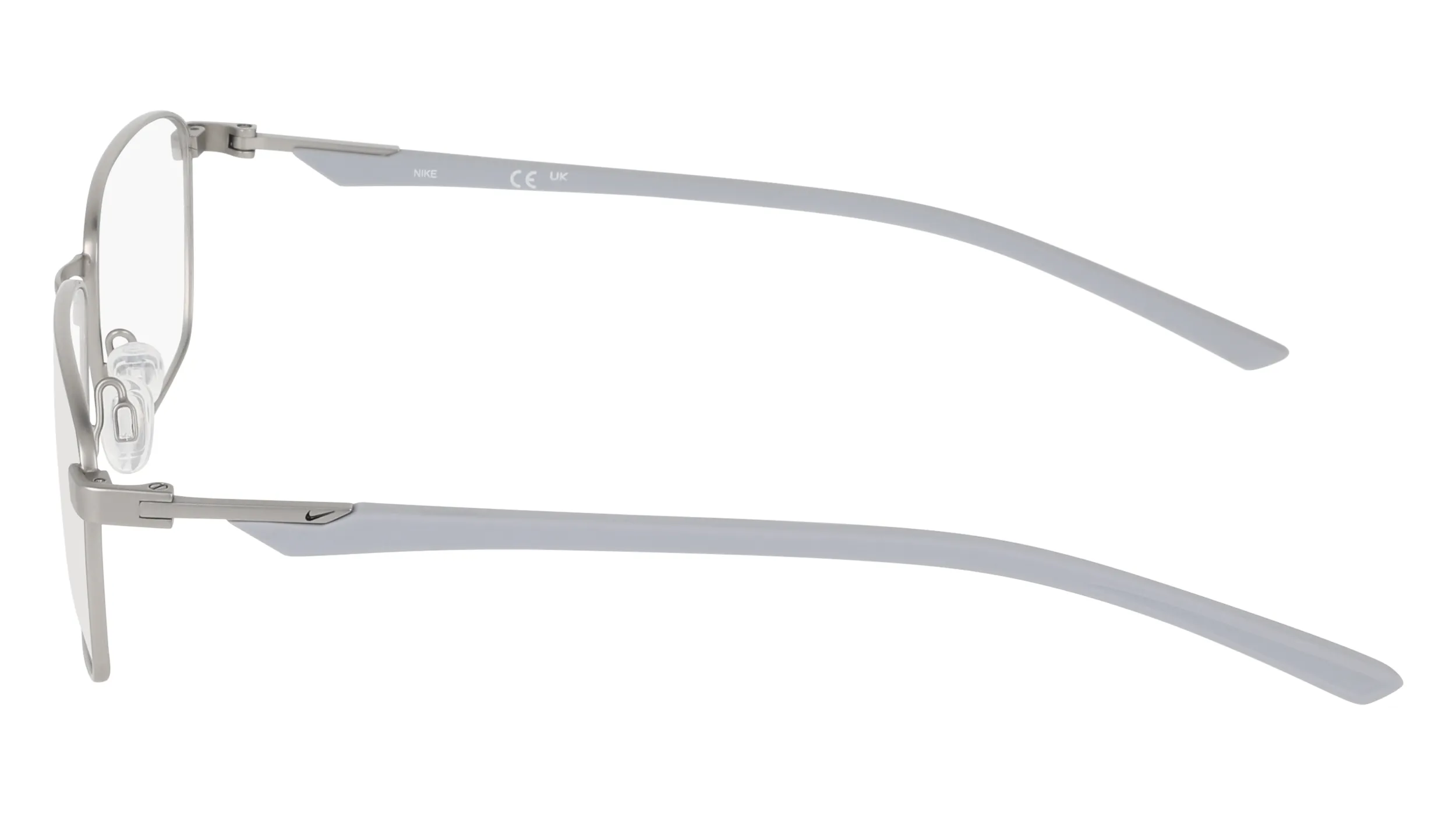 Nike NIKE 4322 045 Montature da vista Metallo Argento Squadrata Normale - immagine 3