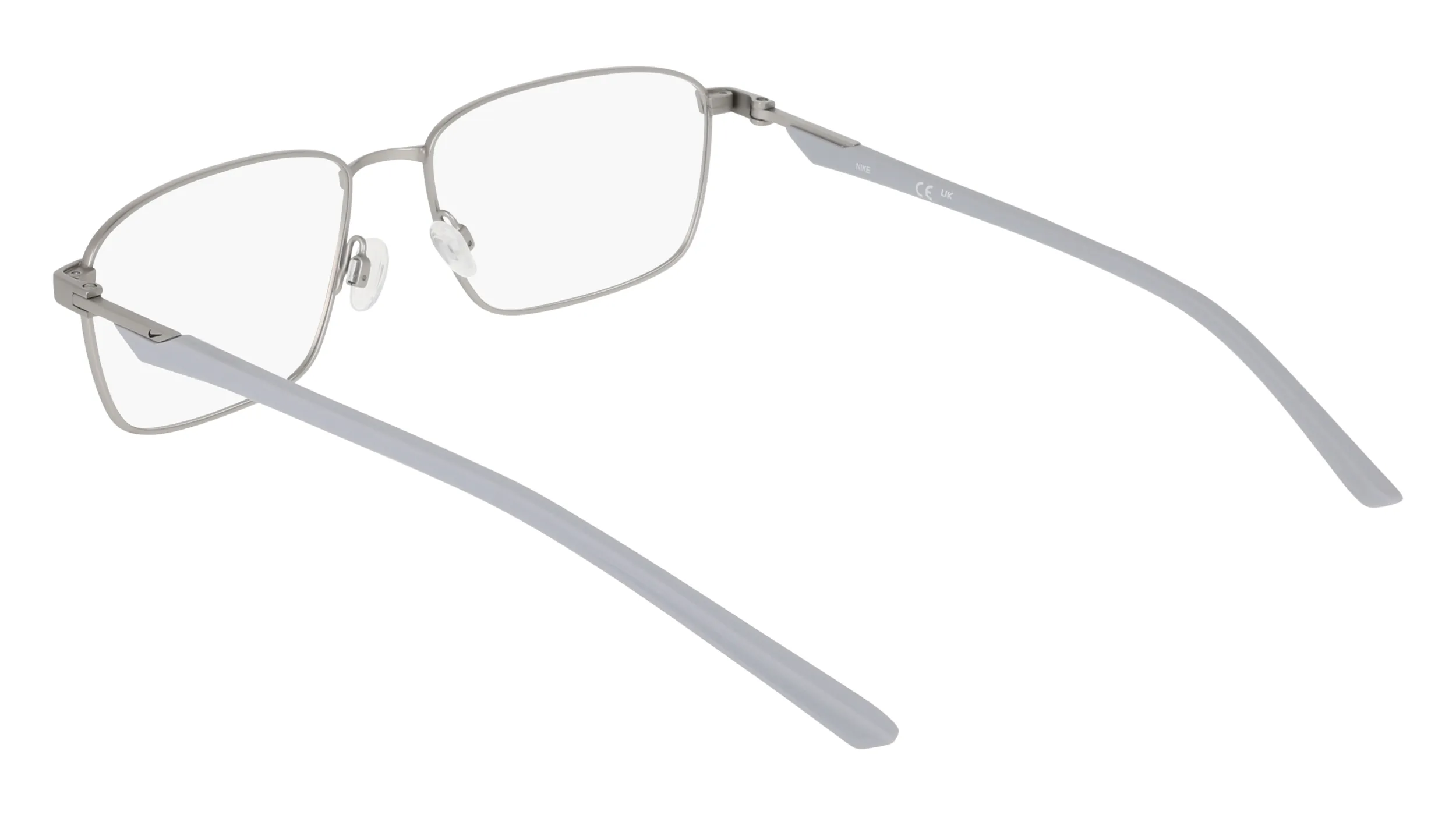 Nike NIKE 4322 045 Montature da vista Metallo Argento Squadrata Normale - immagine 4