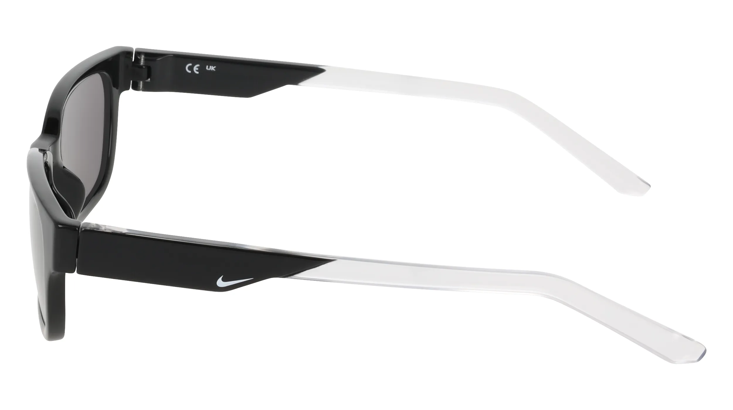 Nike NIKE TIDE CREST IZ5863X 010 Occhiali da sole Iniettato Nero Grigio Squadrata Normale - immagine 3