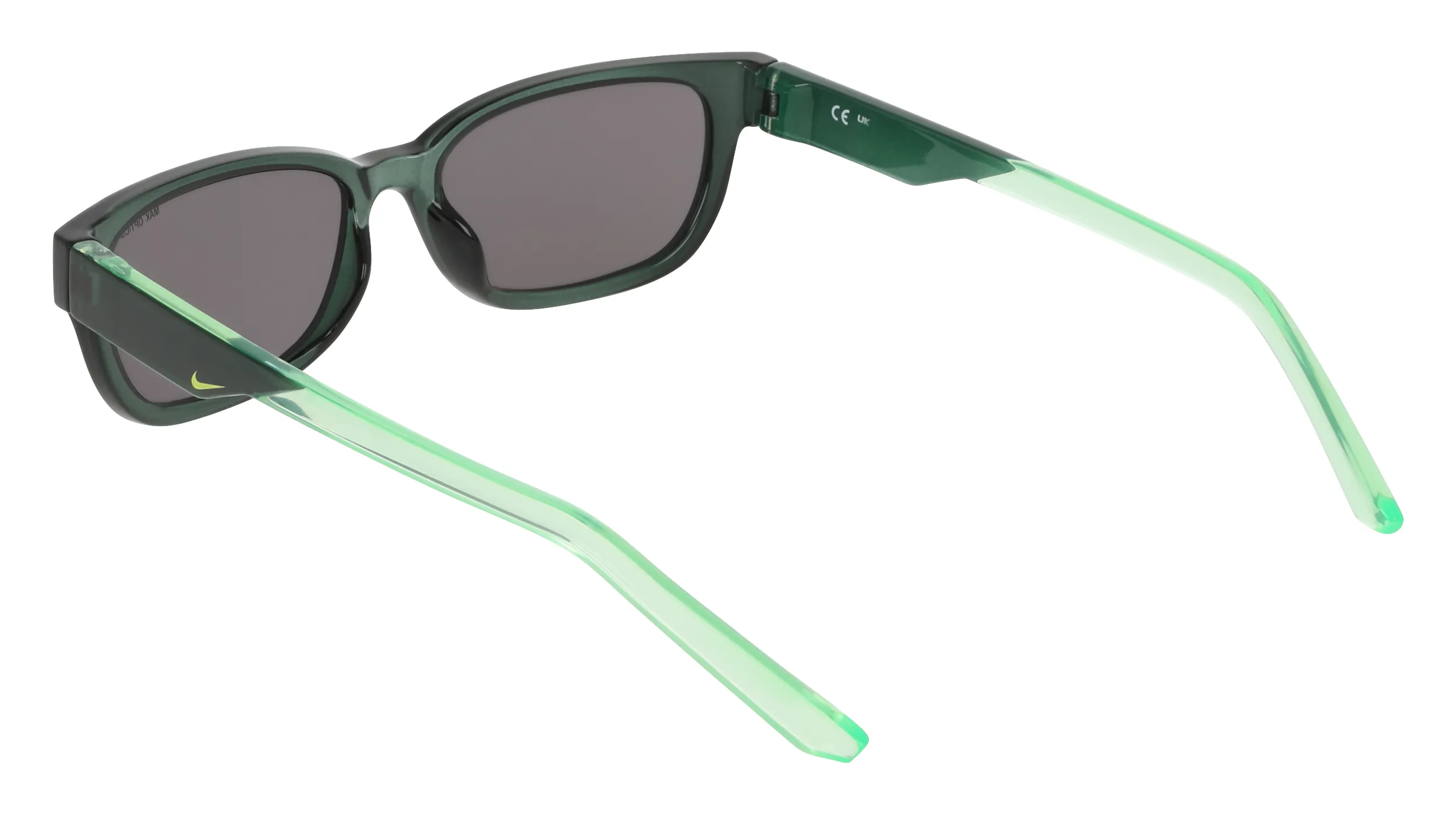 Nike NIKE TIDE CREST IZ5863X 314 Occhiali da sole Iniettato Verde Grigio Squadrata Normale - immagine 4