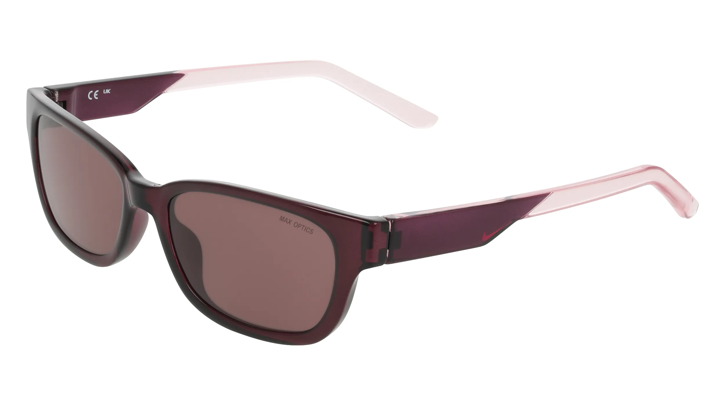 Nike NIKE TIDE CREST IZ5863X 652 Occhiali da sole Iniettato Bordeaux Viola Squadrata Normale - immagine 1