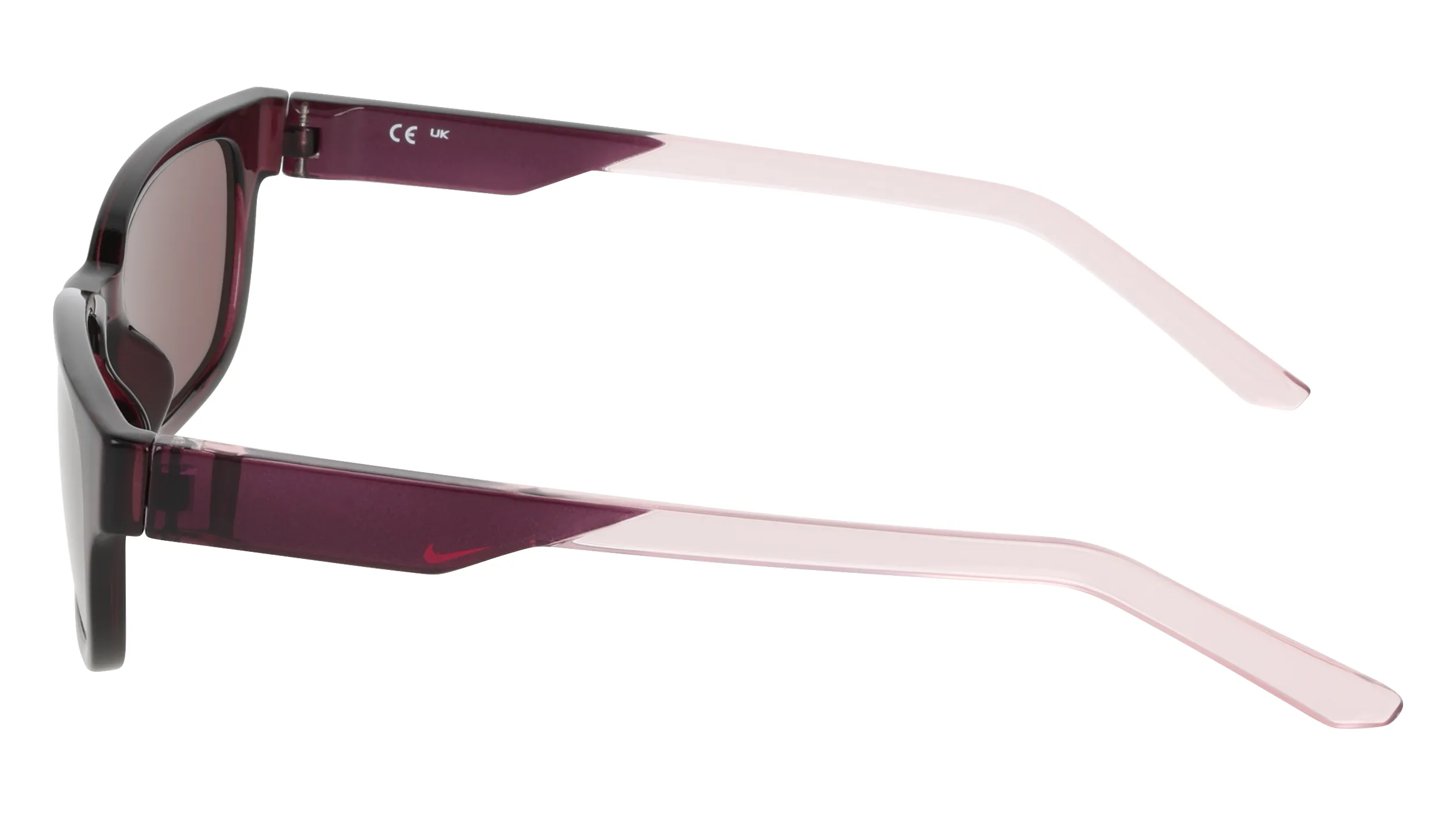 Nike NIKE TIDE CREST IZ5863X 652 Occhiali da sole Iniettato Bordeaux Viola Squadrata Normale - immagine 3