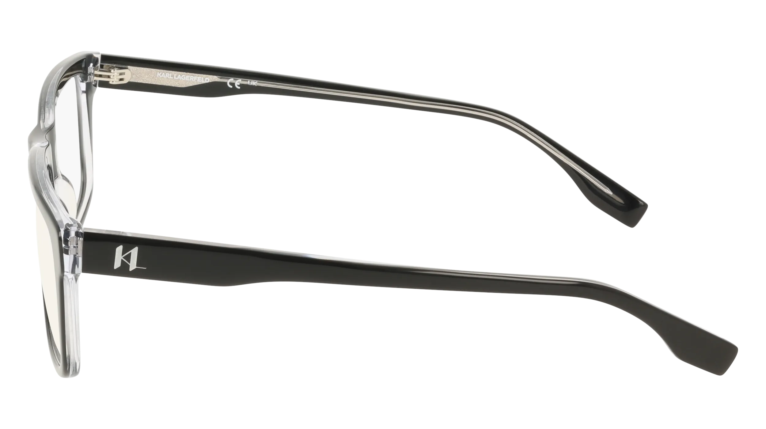Karl Lagerfeld KL6278 005 Montature da vista Acetato Nero Squadrata Normale - immagine 3