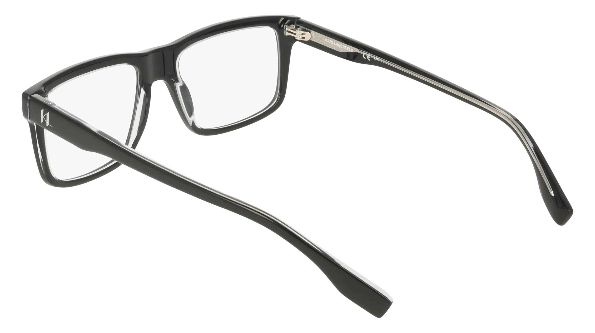 Karl Lagerfeld KL6278 005 Montature da vista Acetato Nero Squadrata Normale - immagine 4
