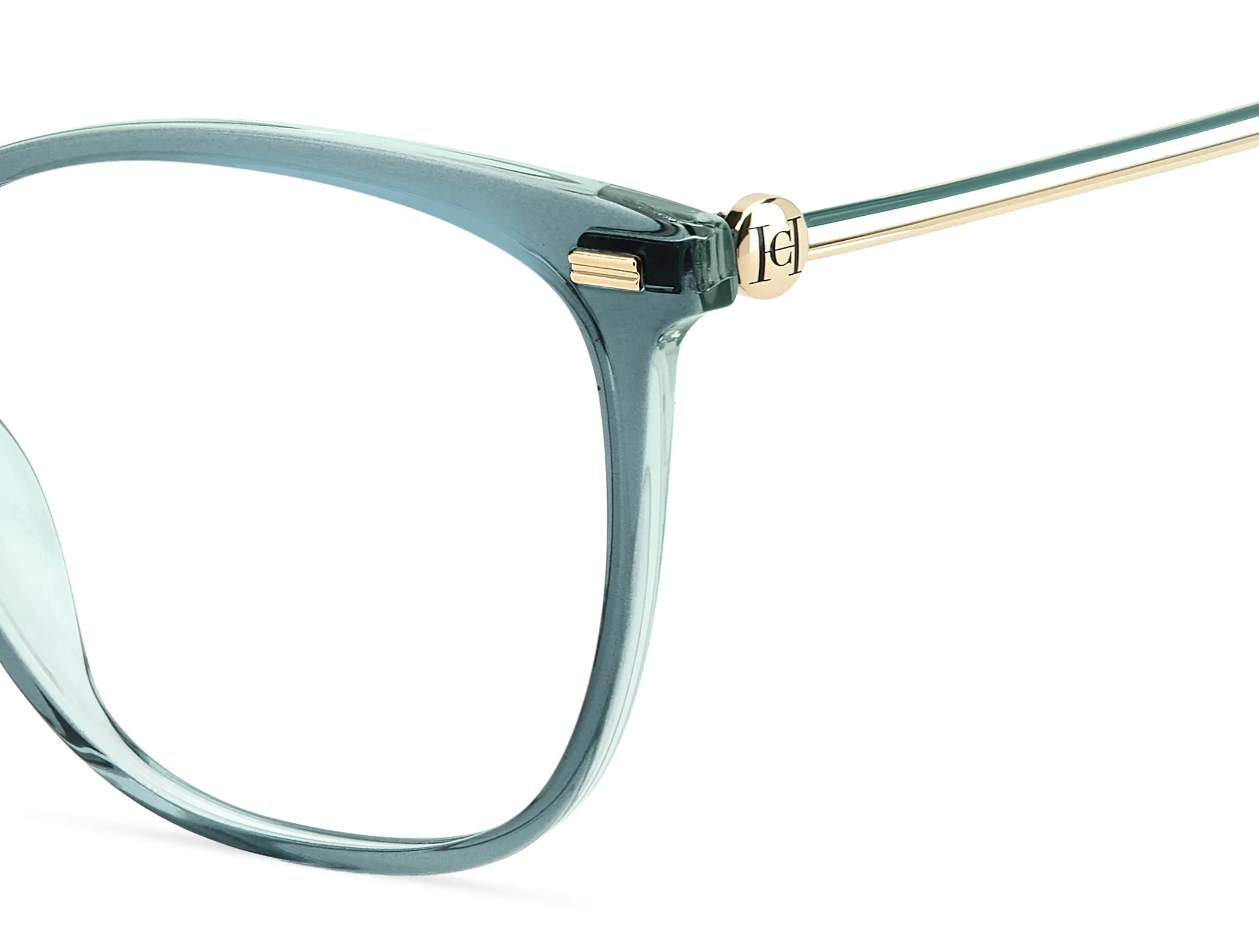 Carolina Herrera HER 0425 RNB Montature da vista Polyamide Blu Squadrata Normale - immagine 3