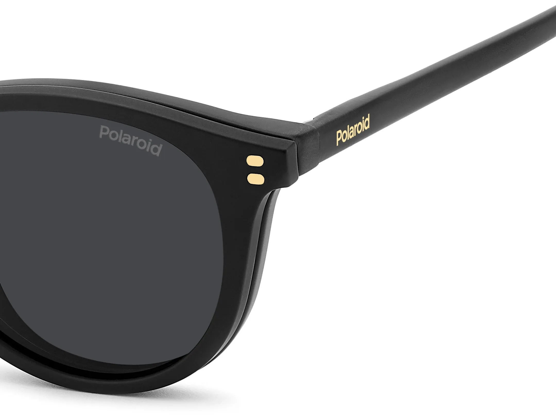 Polaroid PLD D638/C 003/M9 Montature da vista Acetato Nero Grigio Pantos Polarizzata - immagine 4