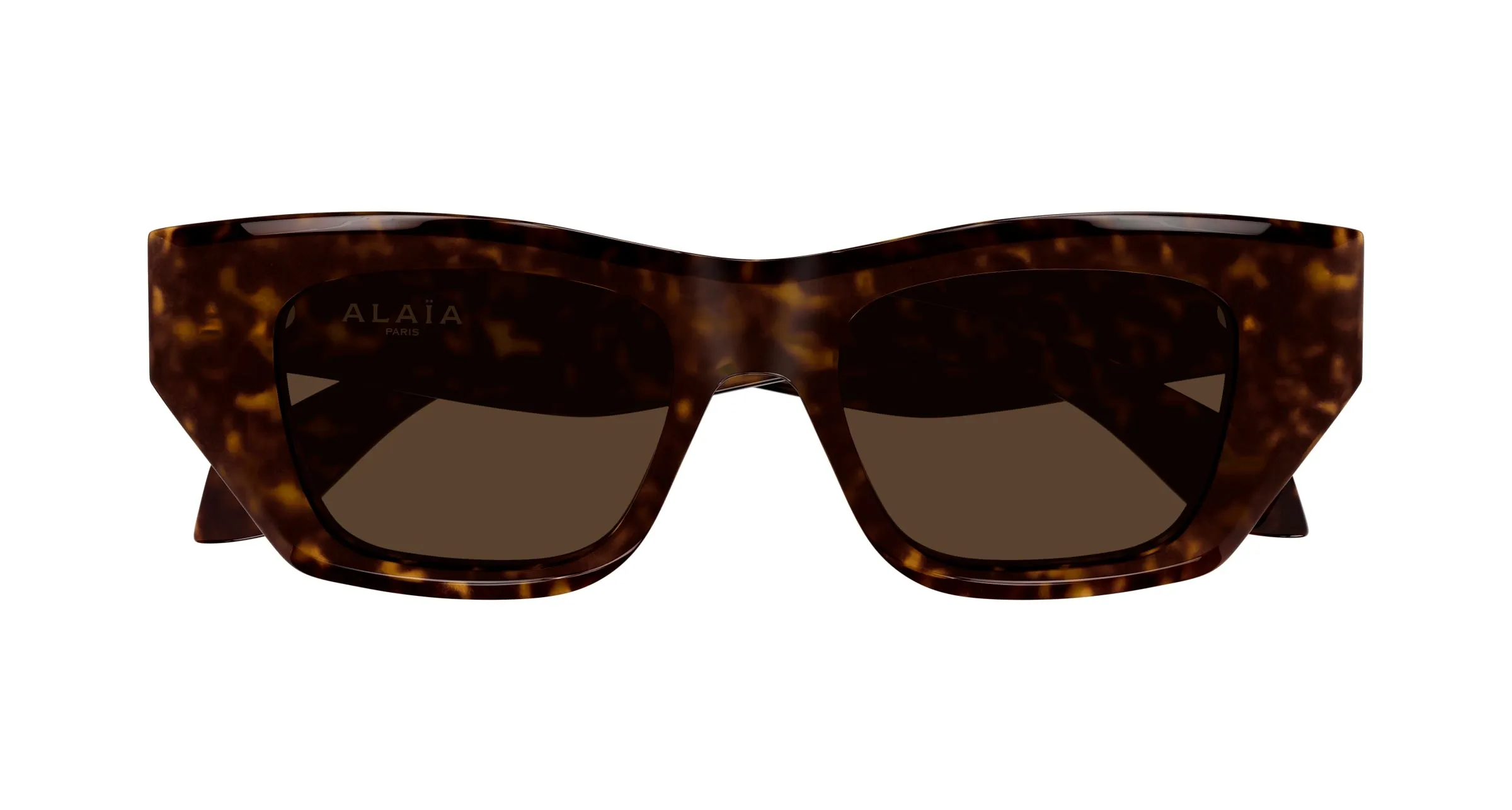 AZZEDINE ALAÏA AA0074S 002 Occhiali da sole Acetato Havana Marrone Squadrata - immagine 2
