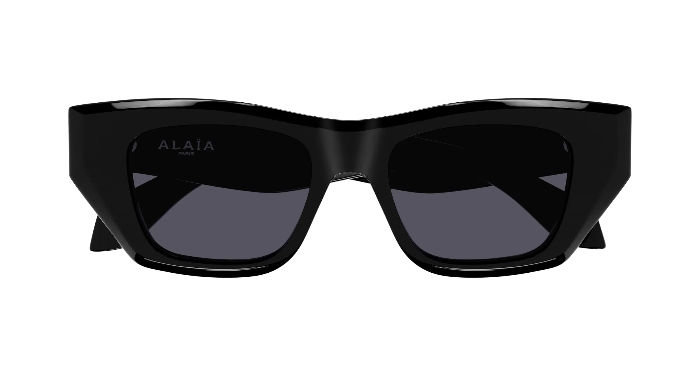 AZZEDINE ALAÏA AA0074S 001 Occhiali da sole Acetato Nero Fumo Squadrata - immagine 2