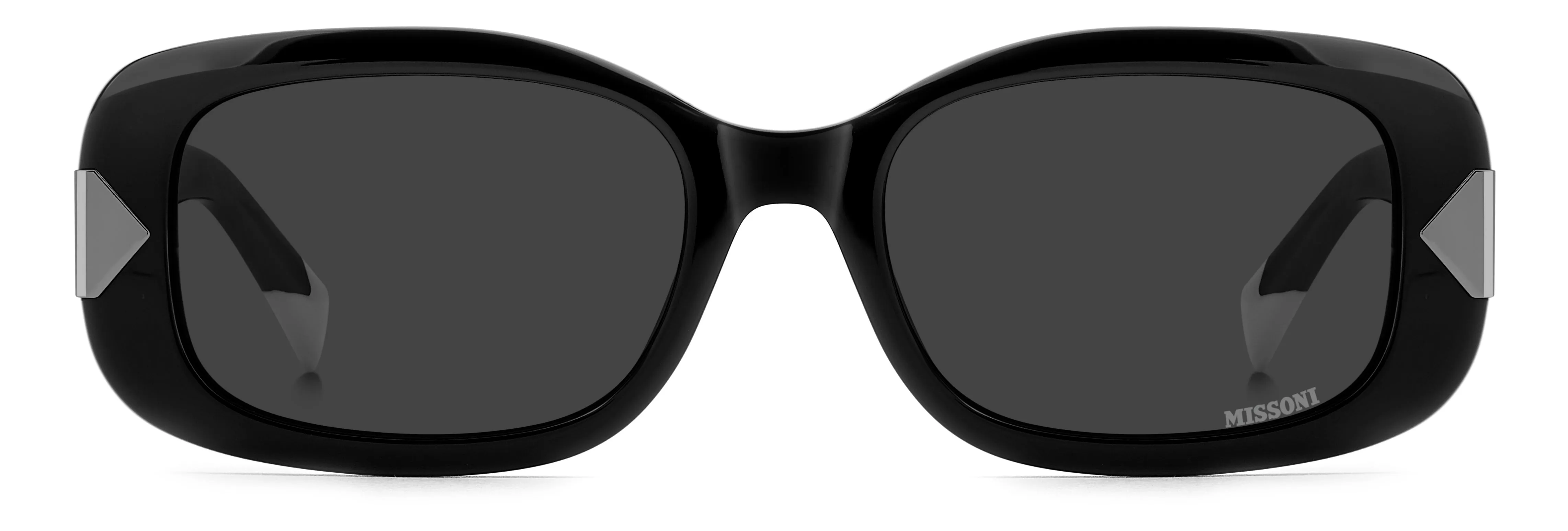 Missoni MIS 0285/S QFU/IR Occhiali da sole Acetato Nero Grigio Squadrata Normale - immagine 2