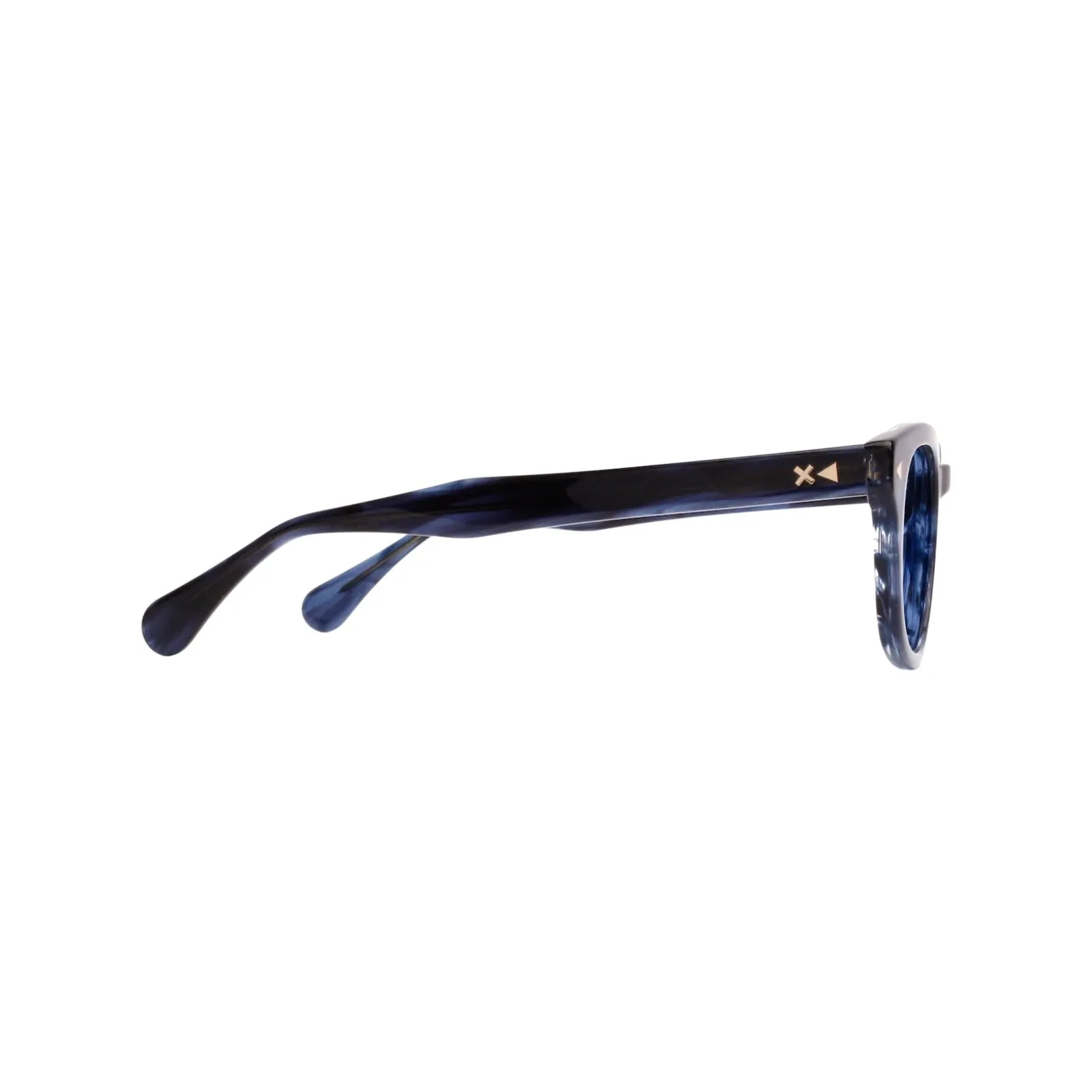XLAB Unisex 8004 Occhiali da sole Acetato Bordeaux Fumo Pantos Polarizzata - immagine 3