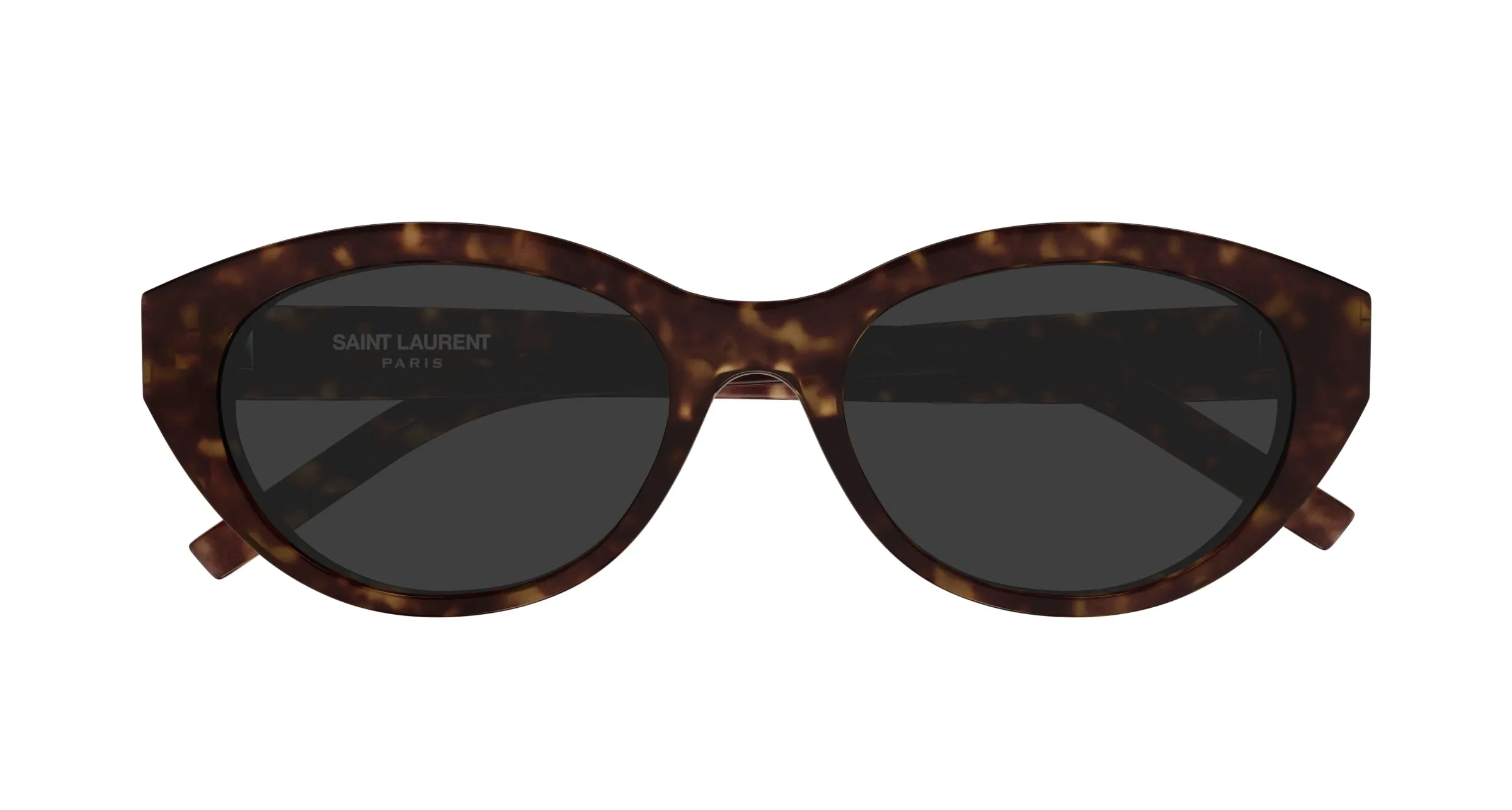 SAINT LAURENT SL M148/F 002 Occhiali da sole Acetato Havana Grigio Rotonda - immagine 2
