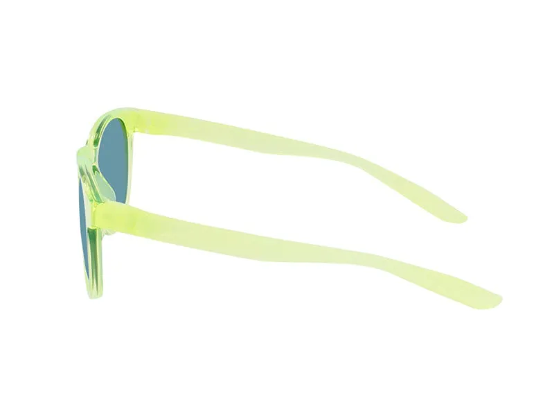 Nike NIKE HORIZON ASCENT S DJ9936 358 Occhiali da sole bambino Plastica Verde Blu Rotonda Normale - immagine 3