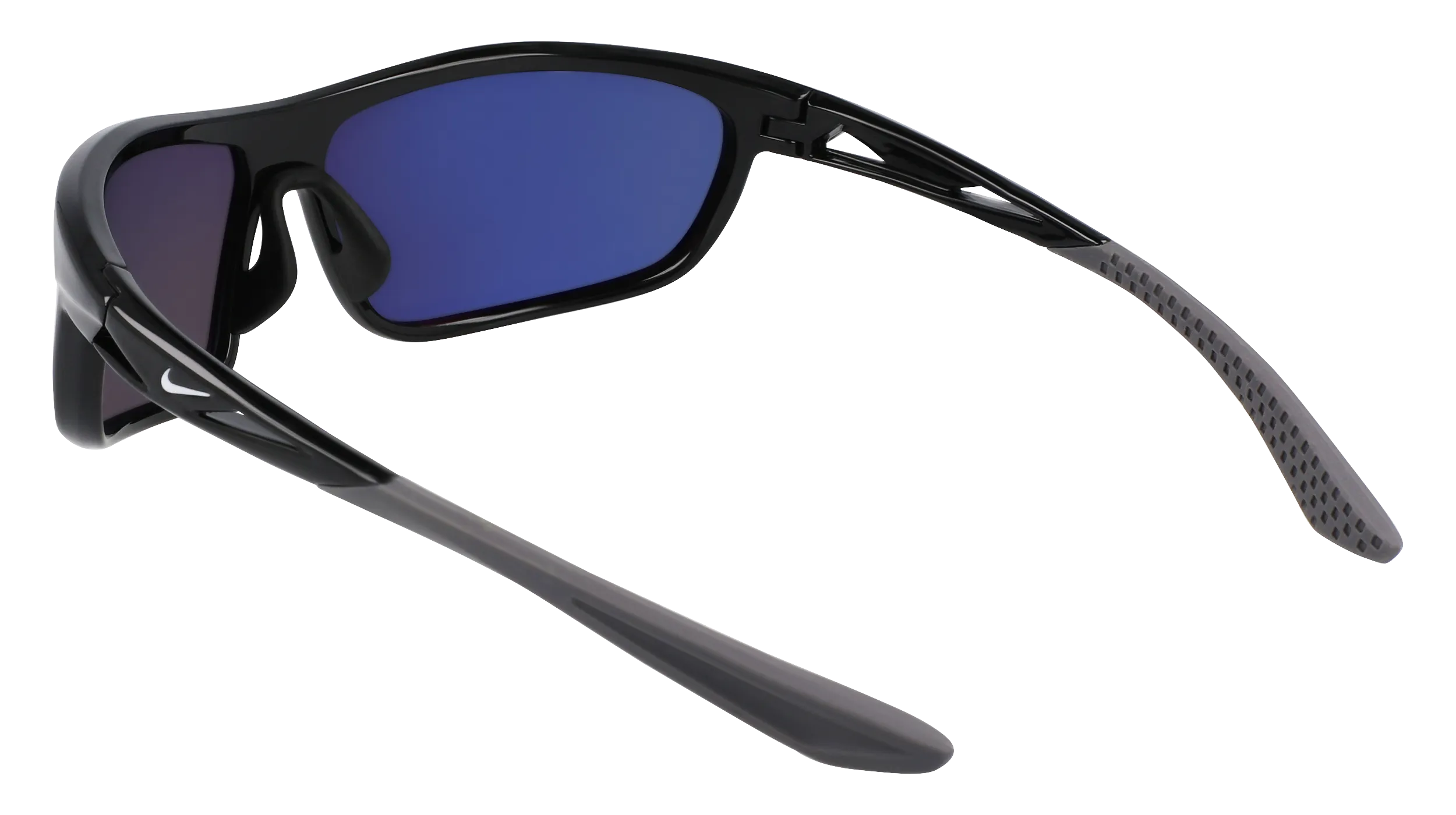 Nike NIKE WINDTRACK RUN N IU8063X 010 Occhiali da sole Bio-iniettato Nero Grigio Squadrata Normale - immagine 4