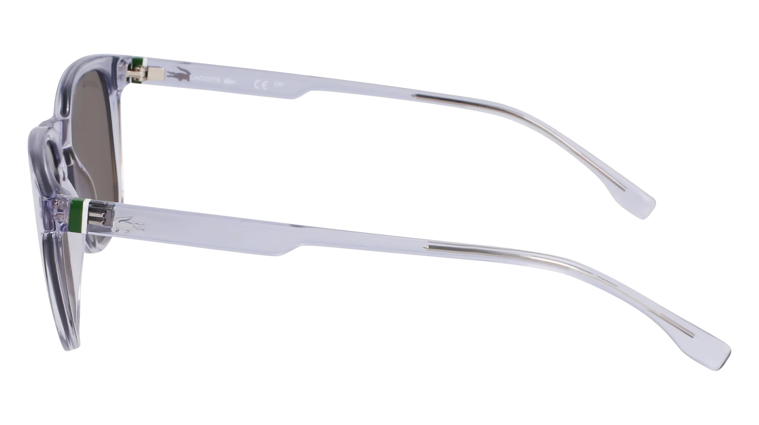 Lacoste L6040S N 035 Occhiali da sole Bio-iniettato Grigio Squadrata Normale - immagine 3