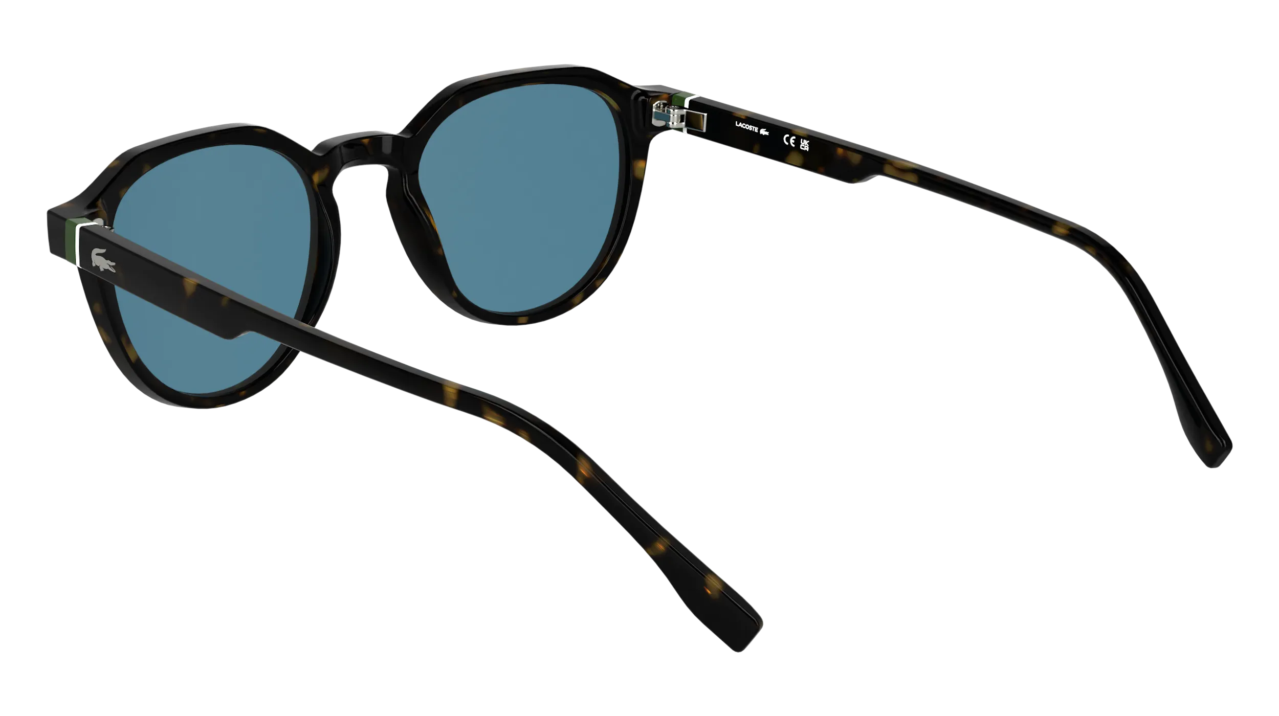 Lacoste L6052S N 214 Occhiali da sole Bio-iniettato Havana Squadrata Normale - immagine 4