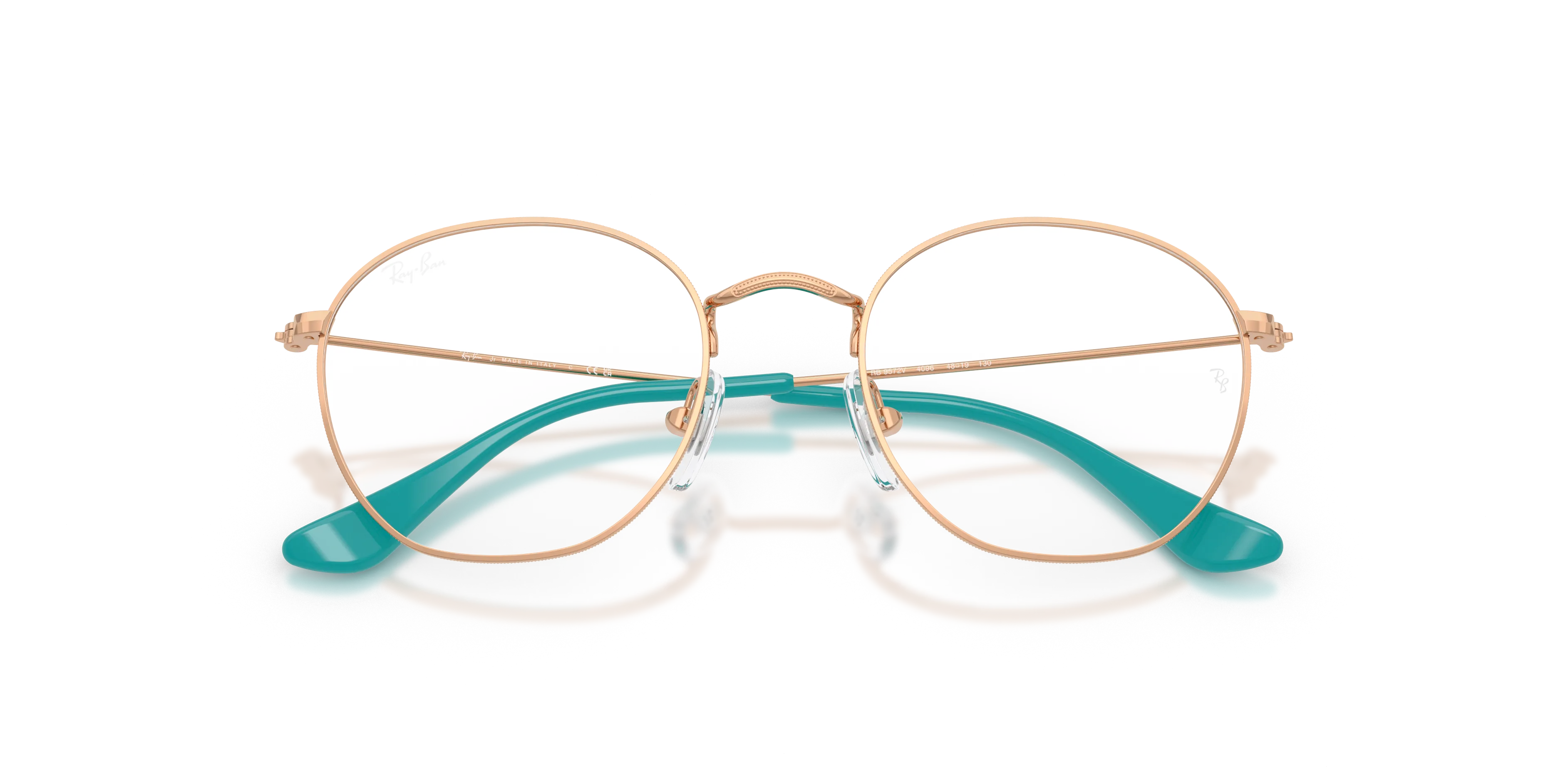 Ray - Ban RY9572V JUNIOR ROB 4096 Montature da vista Metallo Oro Trasparente Geometrica Normale - immagine 2