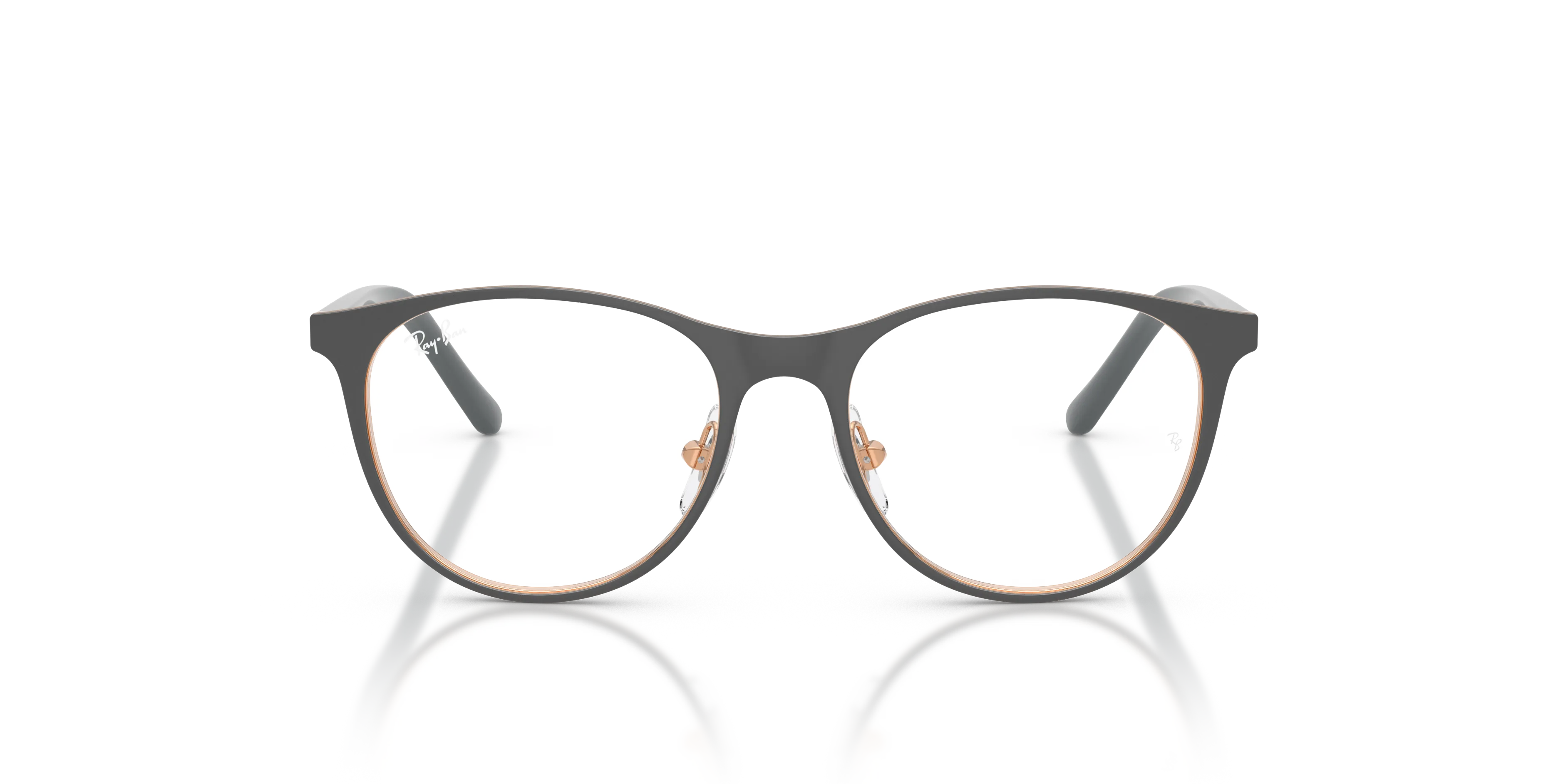 Ray - Ban RY9552V 4099 Montature da vista Metallo Grigio Trasparente Pantos Normale - immagine 3