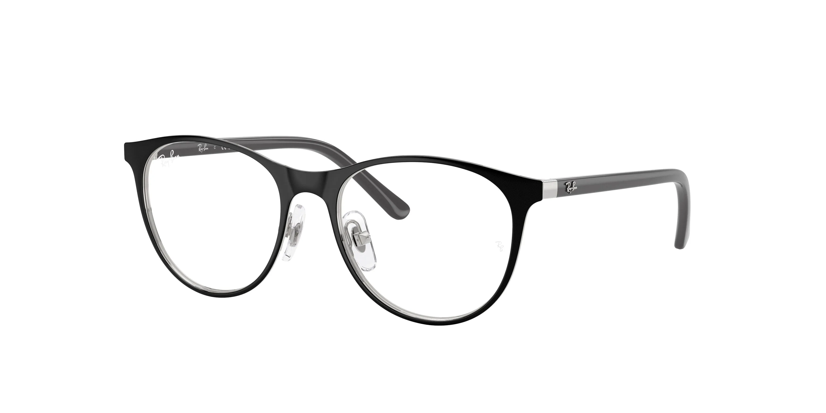 Ray - Ban RY9552V 4064 Montature da vista Metallo Nero Trasparente Pantos Normale - immagine 1
