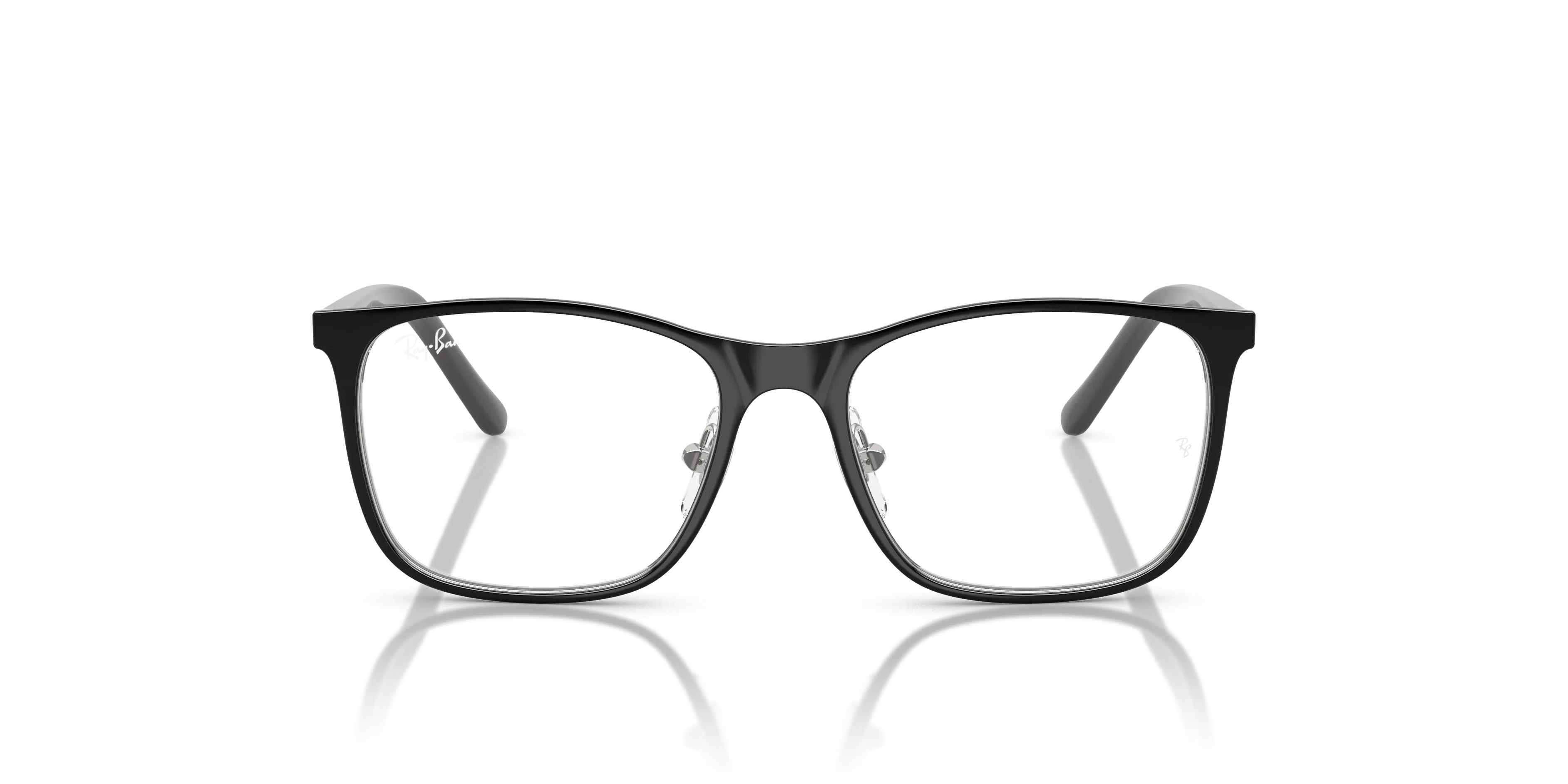 Ray - Ban RY9551V 4064 Montature da vista Metallo Nero Trasparente Squadrata Normale - immagine 3