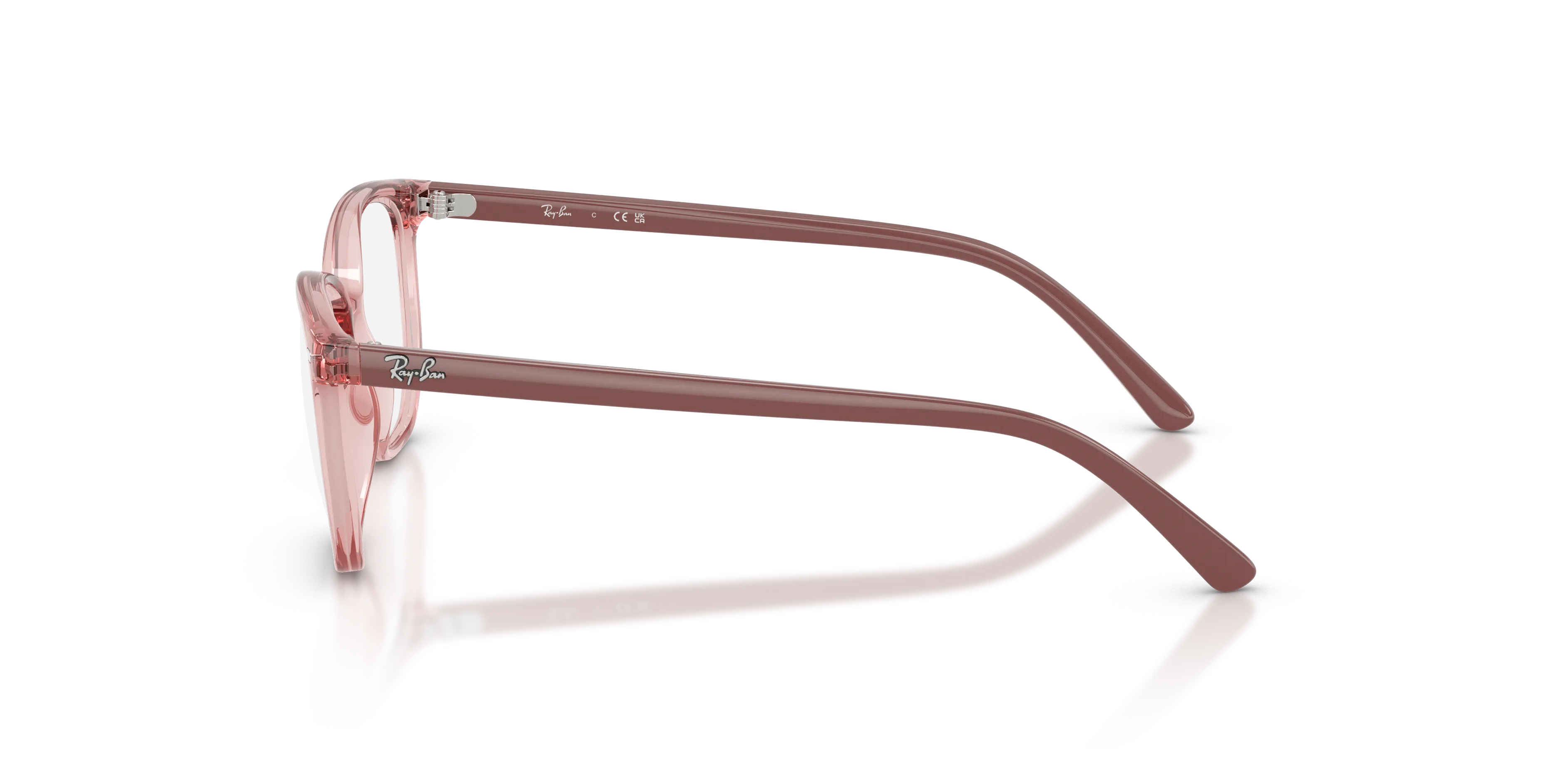 Ray - Ban RY9097V JUNIOR ELLIOT 7516 Montature da vista Nylon Rosa Trasparente Geometrica Normale - immagine 4