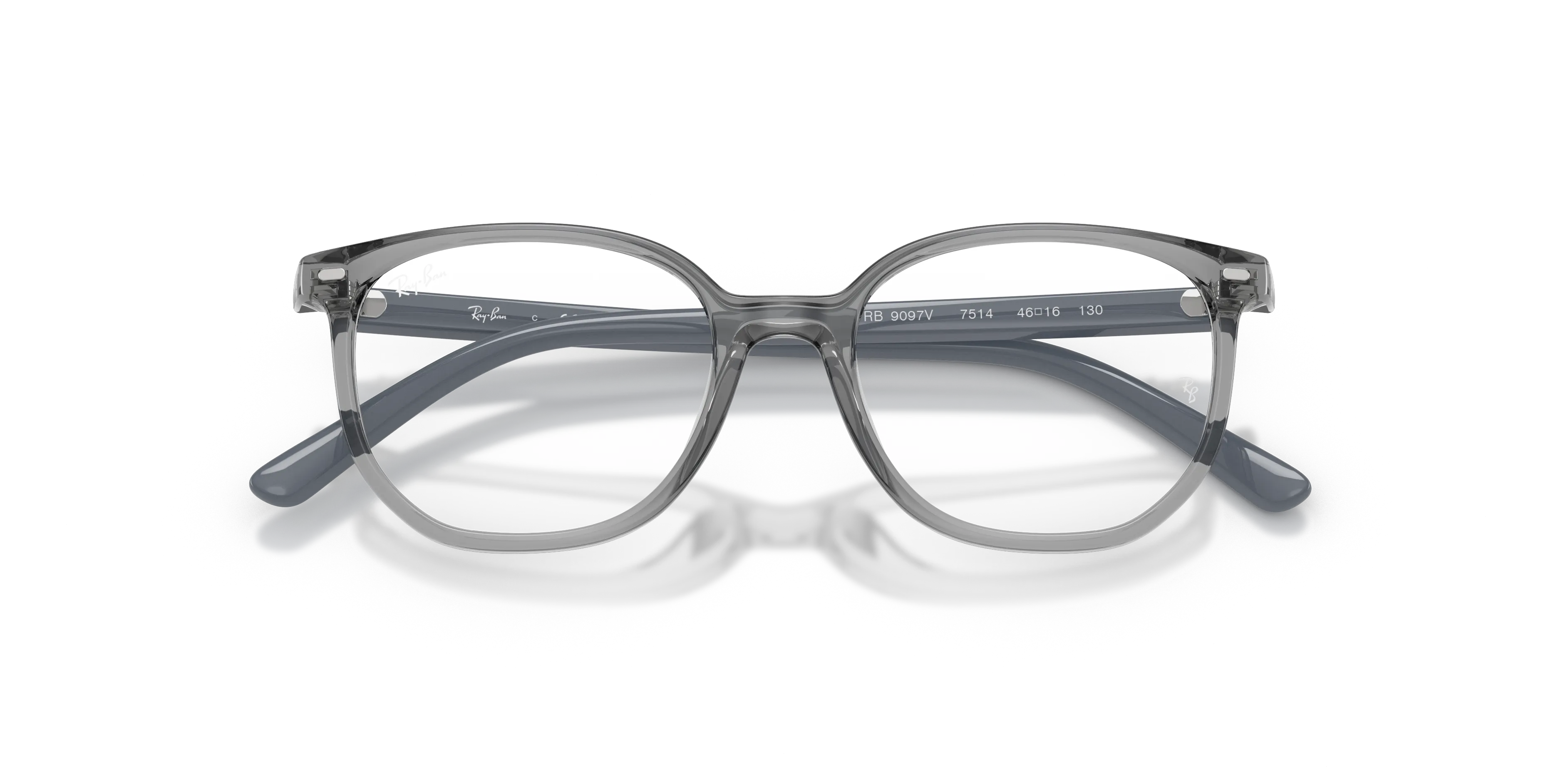 Ray - Ban RY9097V JUNIOR ELLIOT 7514 Montature da vista Nylon Grigio Trasparente Geometrica Normale - immagine 2