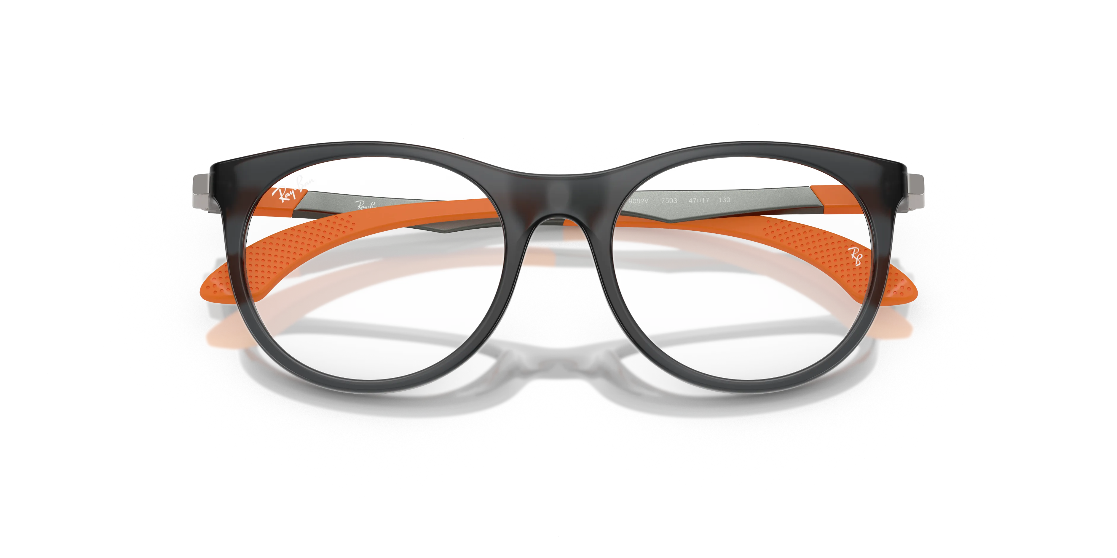 Ray - Ban RY9082V 7503 Montature da vista Nylon Grigio Trasparente Pantos Normale - immagine 2