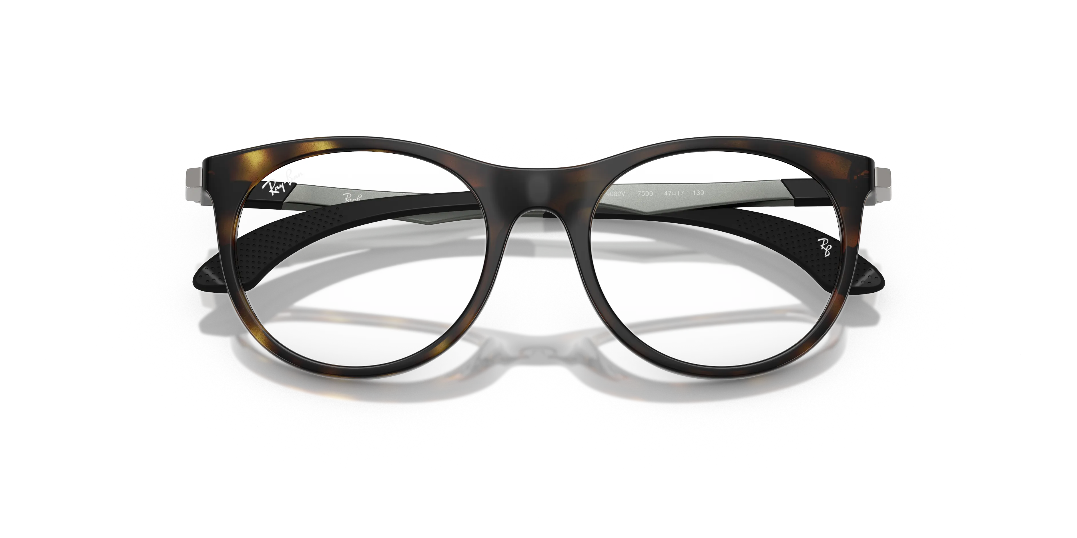 Ray - Ban RY9082V 7500 Montature da vista Nylon Tartaruga Trasparente Pantos Normale - immagine 2