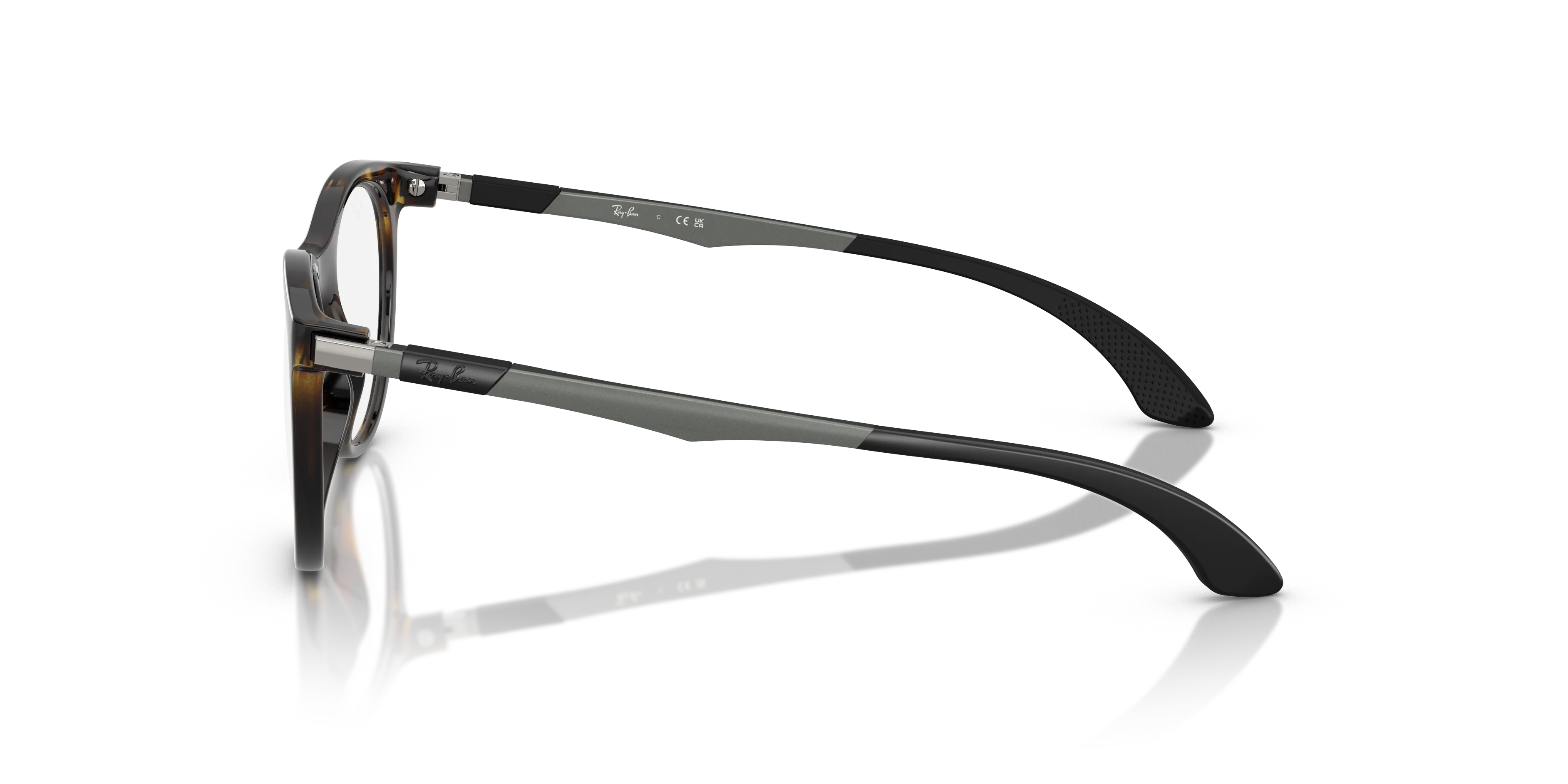 Ray - Ban RY9082V 7500 Montature da vista Nylon Tartaruga Trasparente Pantos Normale - immagine 4