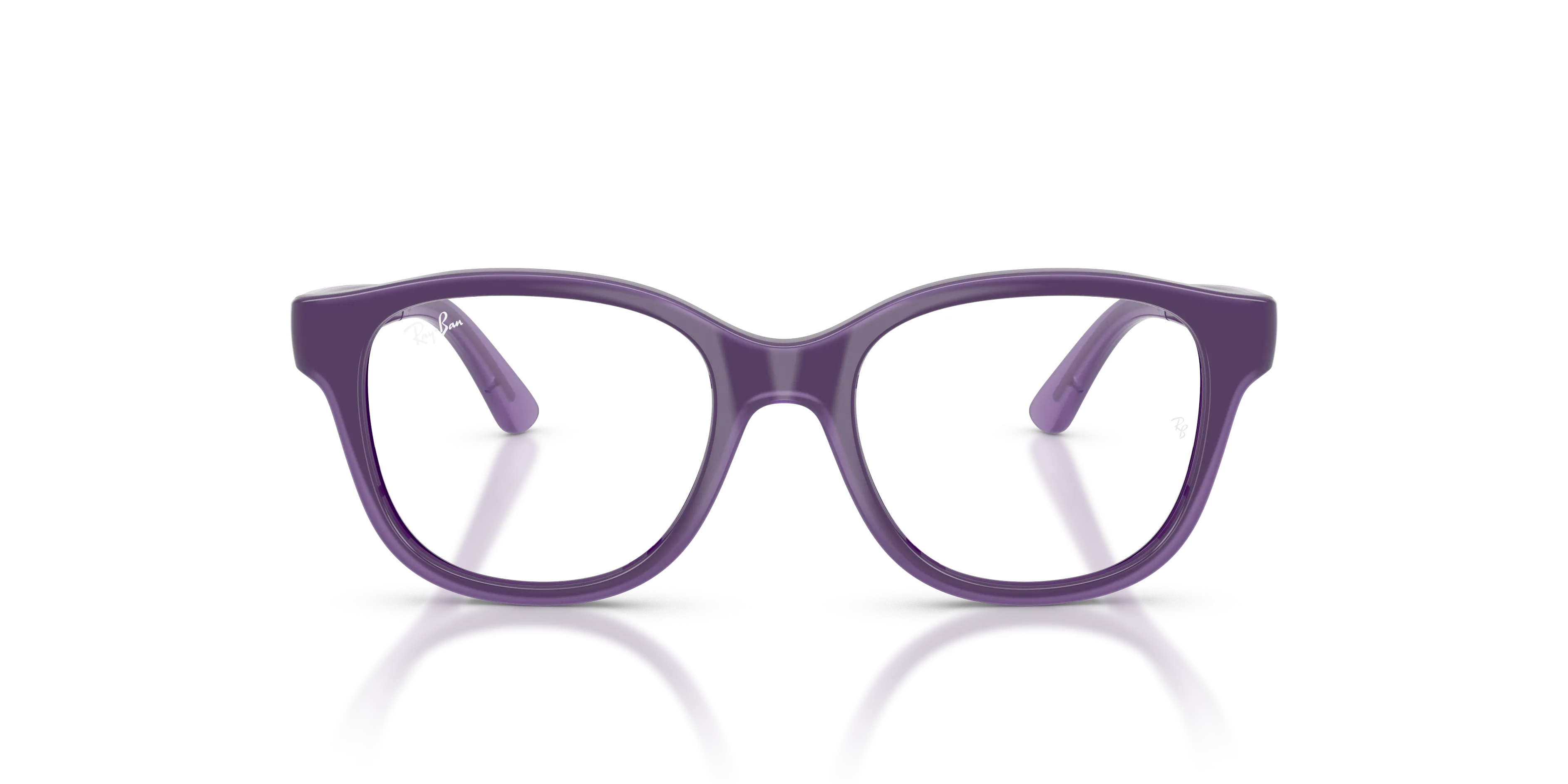 Ray - Ban RY1950 7206 Montature da vista Iniettato Viola Trasparente Squadrata Normale - immagine 3