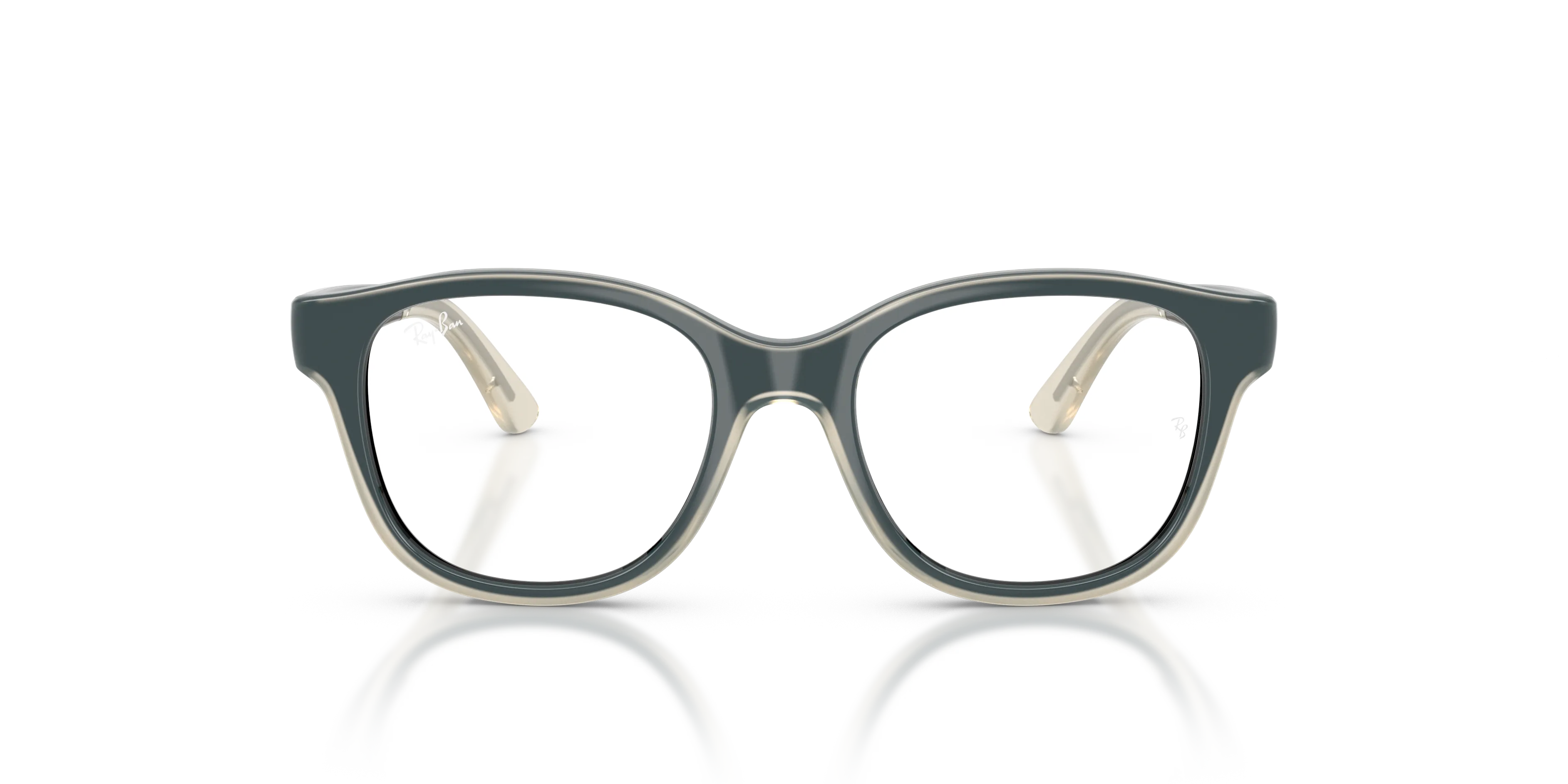 Ray - Ban RY1950 7202 Montature da vista Iniettato Nero Trasparente Squadrata Normale - immagine 3