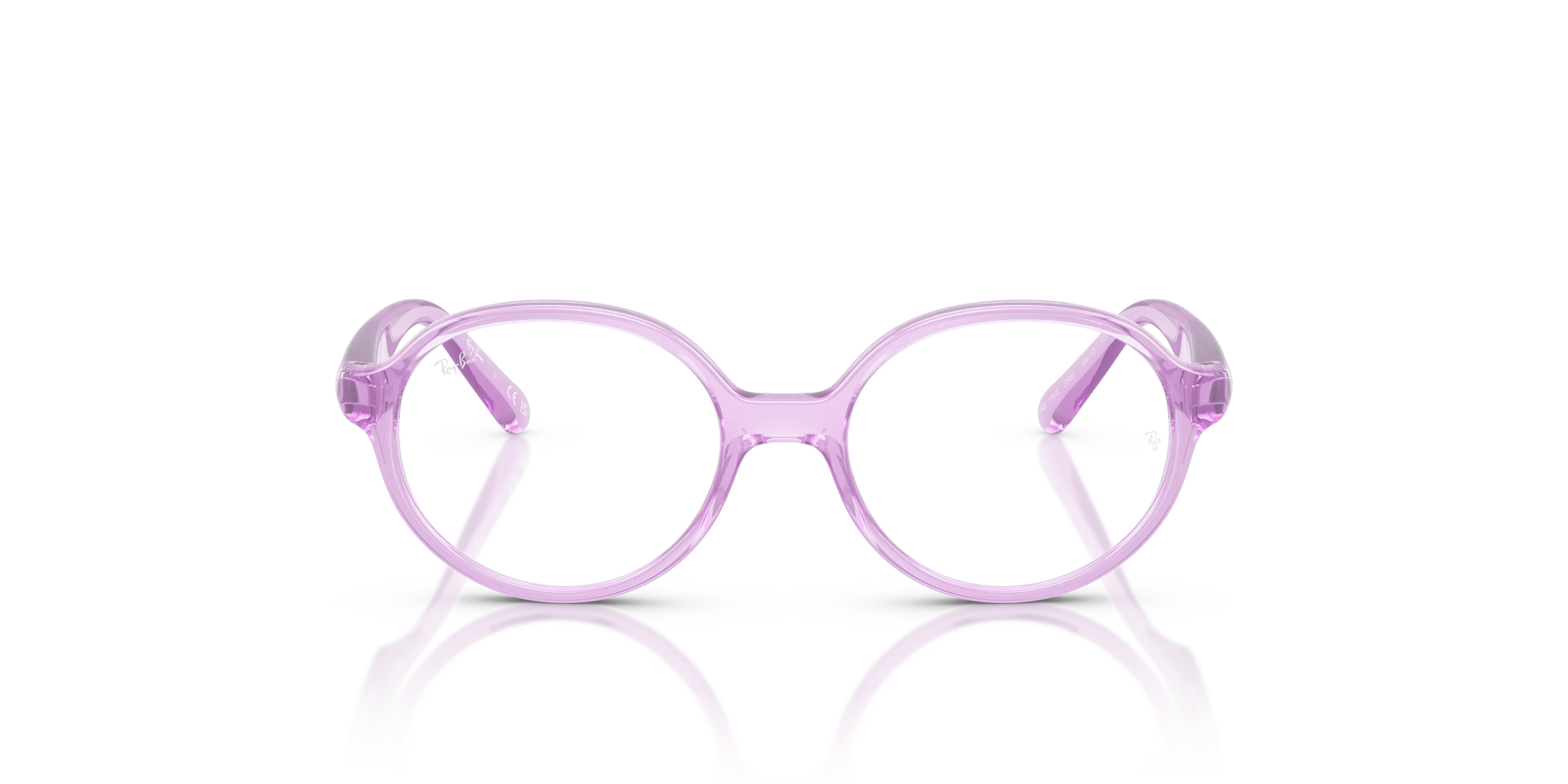 Ray - Ban RY1905 3985 Montature da vista Iniettato Viola Trasparente Pantos Normale - immagine 3