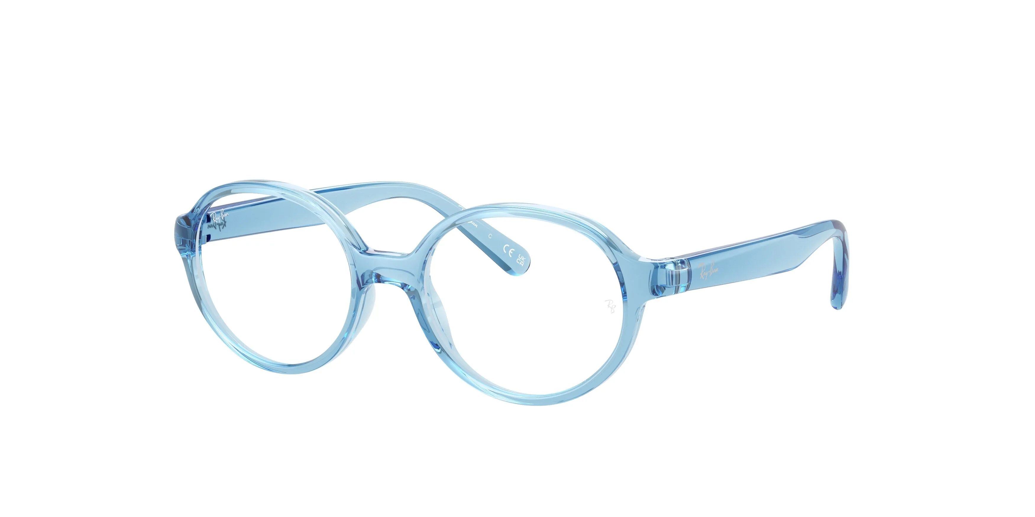 Ray - Ban RY1905 3981 Montature da vista Iniettato Blu Trasparente Pantos Normale - immagine 1
