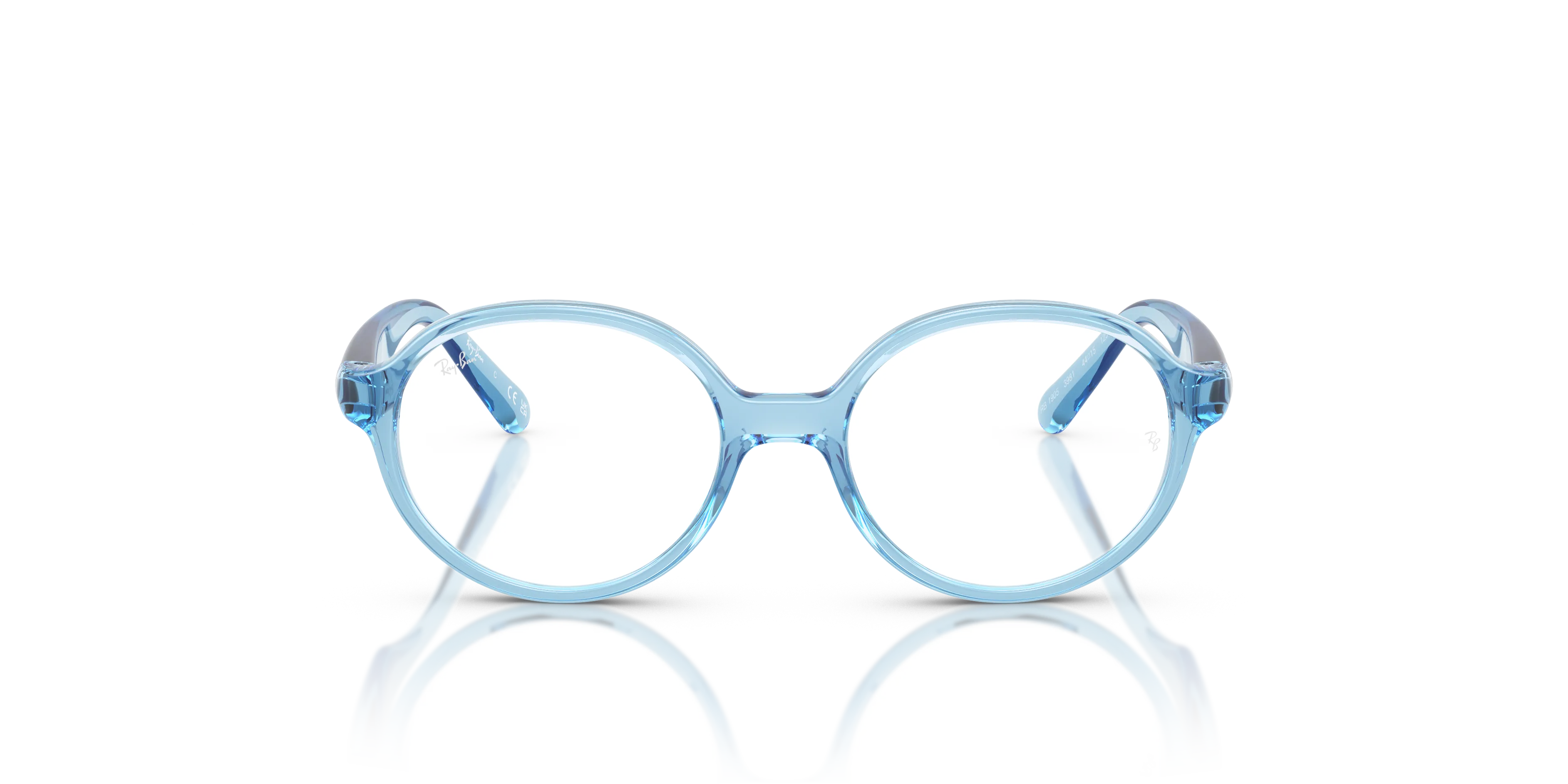 Ray - Ban RY1905 3981 Montature da vista Iniettato Blu Trasparente Pantos Normale - immagine 3
