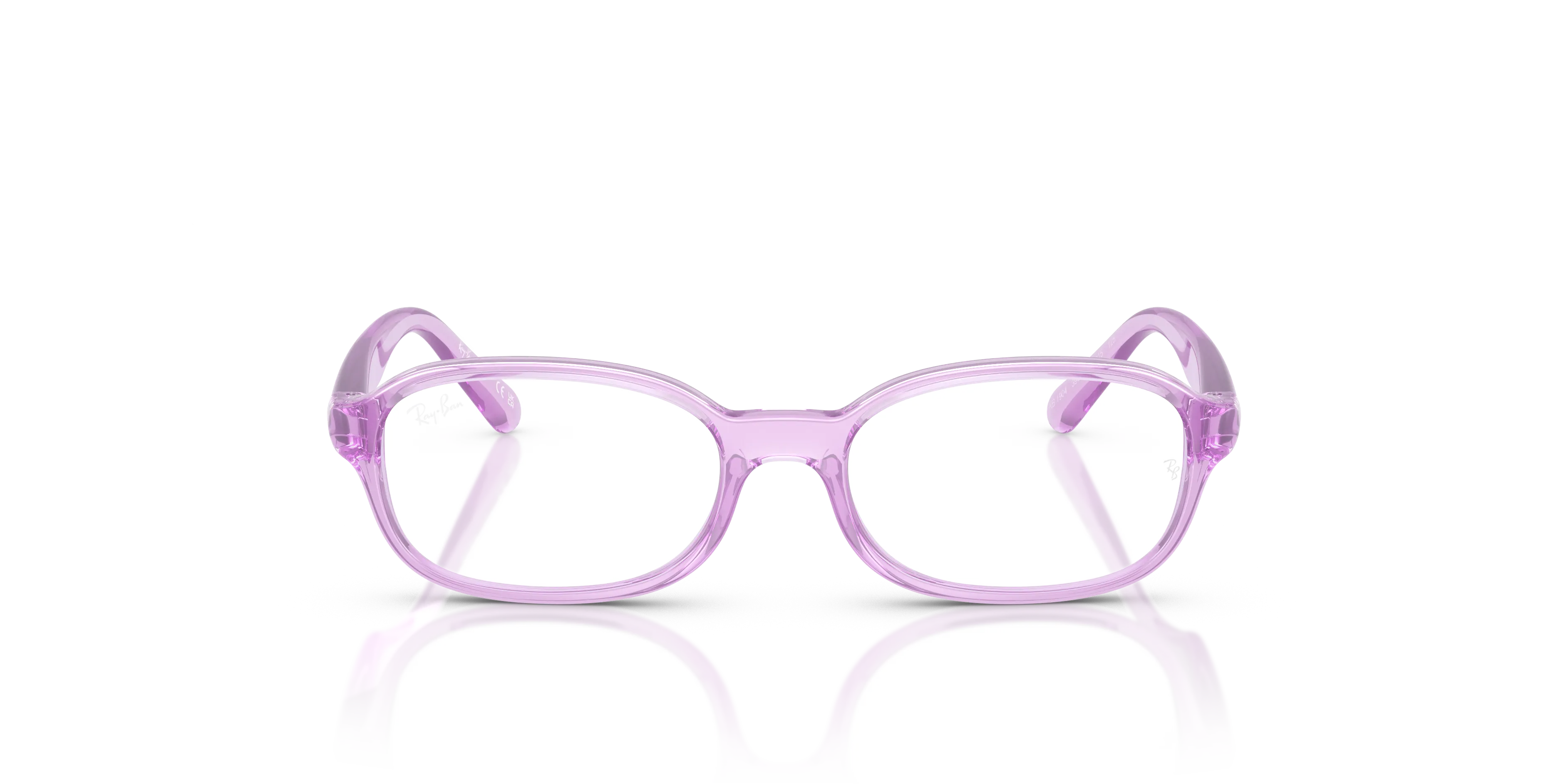 Ray - Ban RY1904 3985 Montature da vista Iniettato Viola Trasparente Pillow Normale - immagine 3