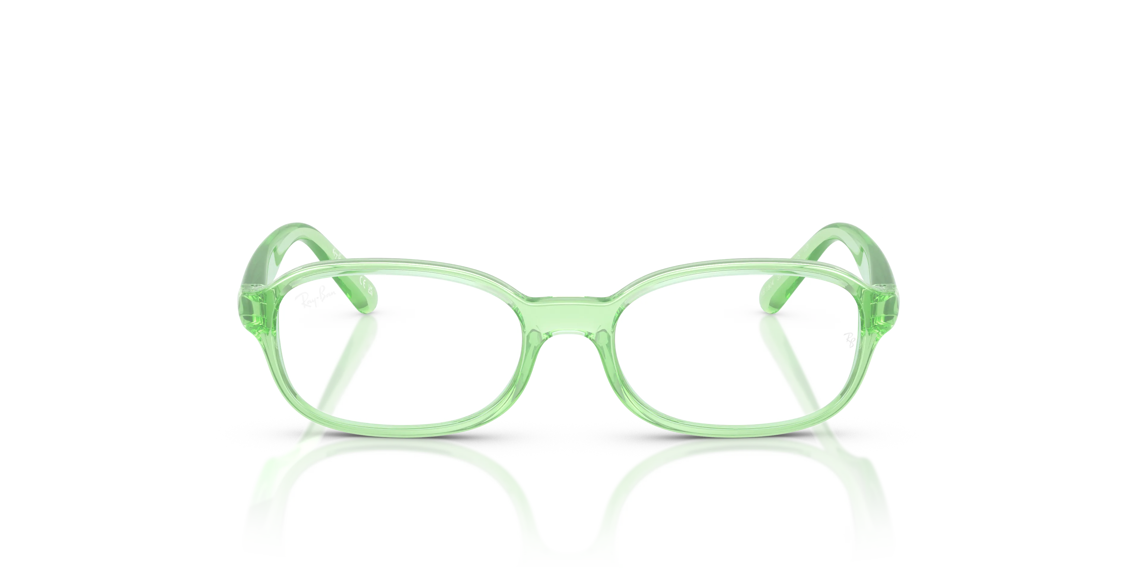 Ray - Ban RY1904 3983 Montature da vista Iniettato Verde Trasparente Pillow Normale - immagine 3