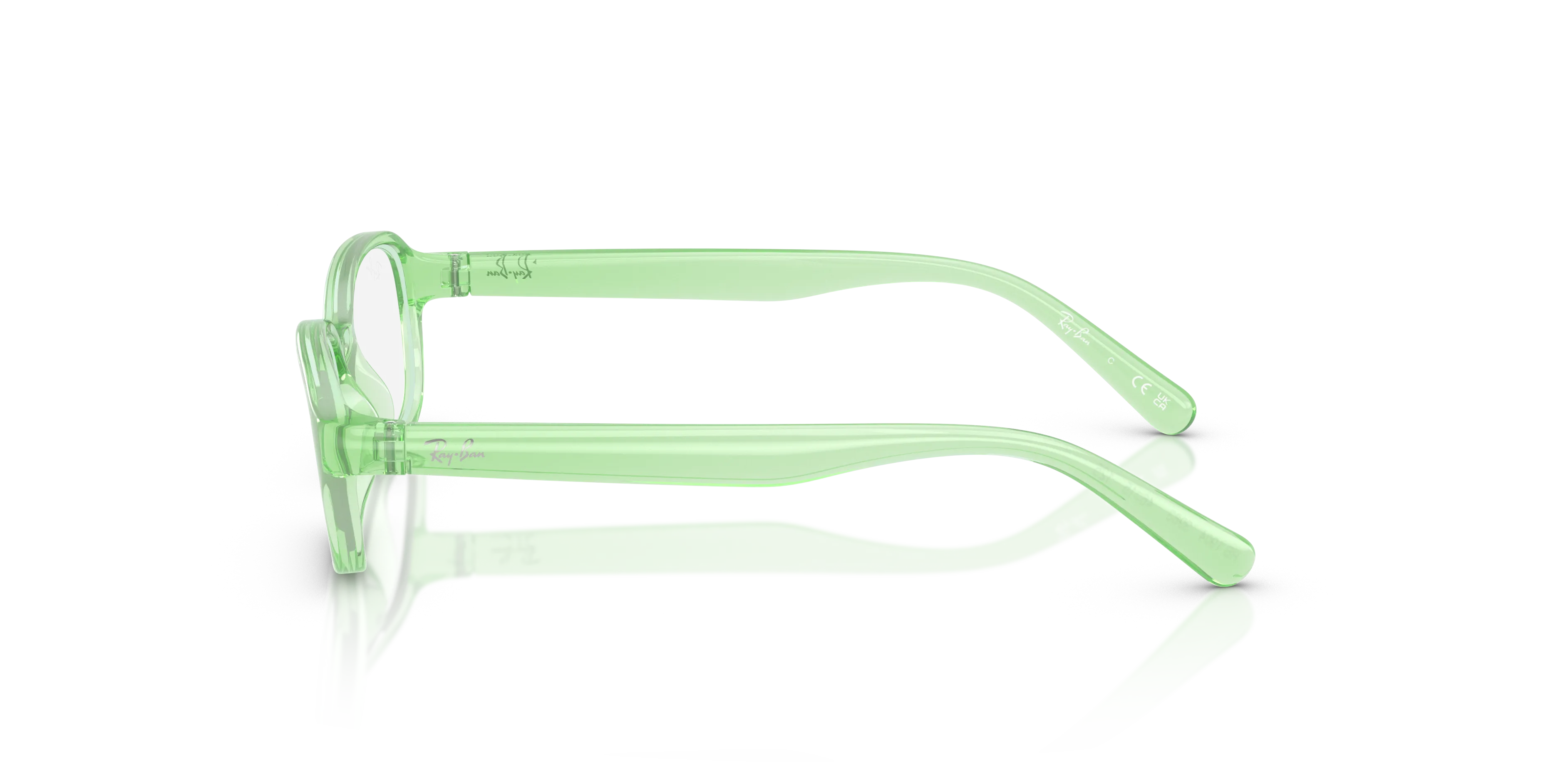 Ray - Ban RY1904 3983 Montature da vista Iniettato Verde Trasparente Pillow Normale - immagine 4