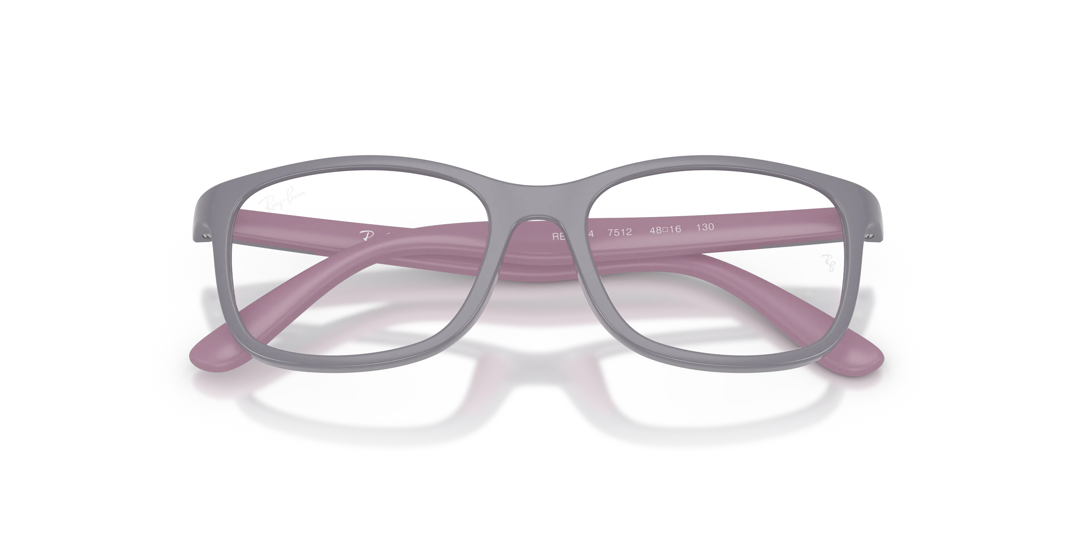 Ray - Ban RY1644 7512 Montature da vista Iniettato Rosa Trasparente Pillow Normale - immagine 2